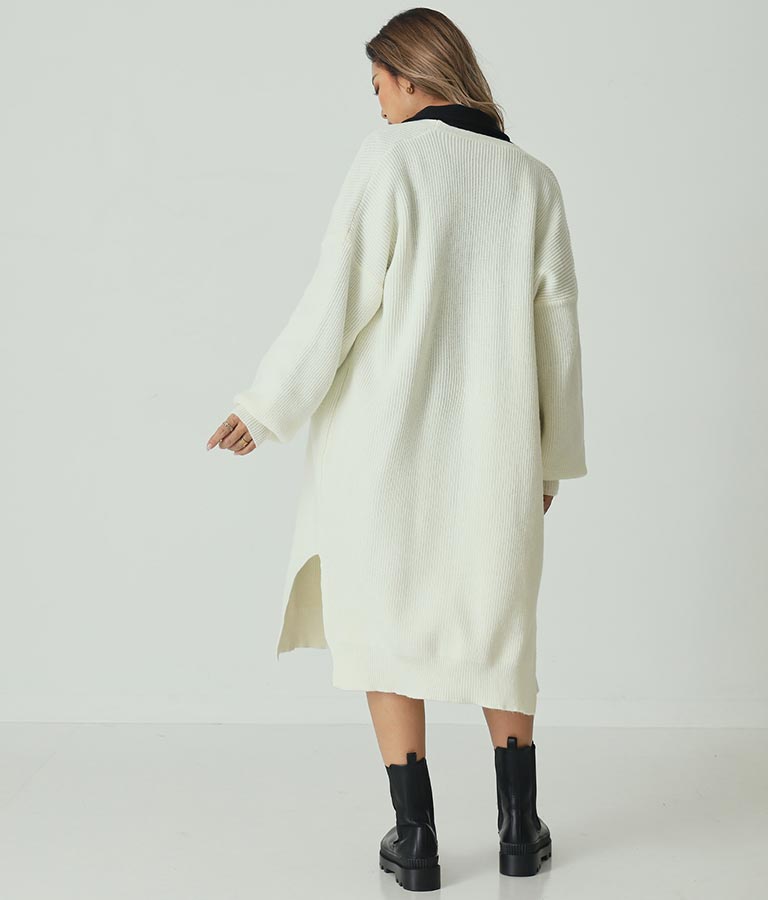 ニット ロング カーディガン 154-5115
