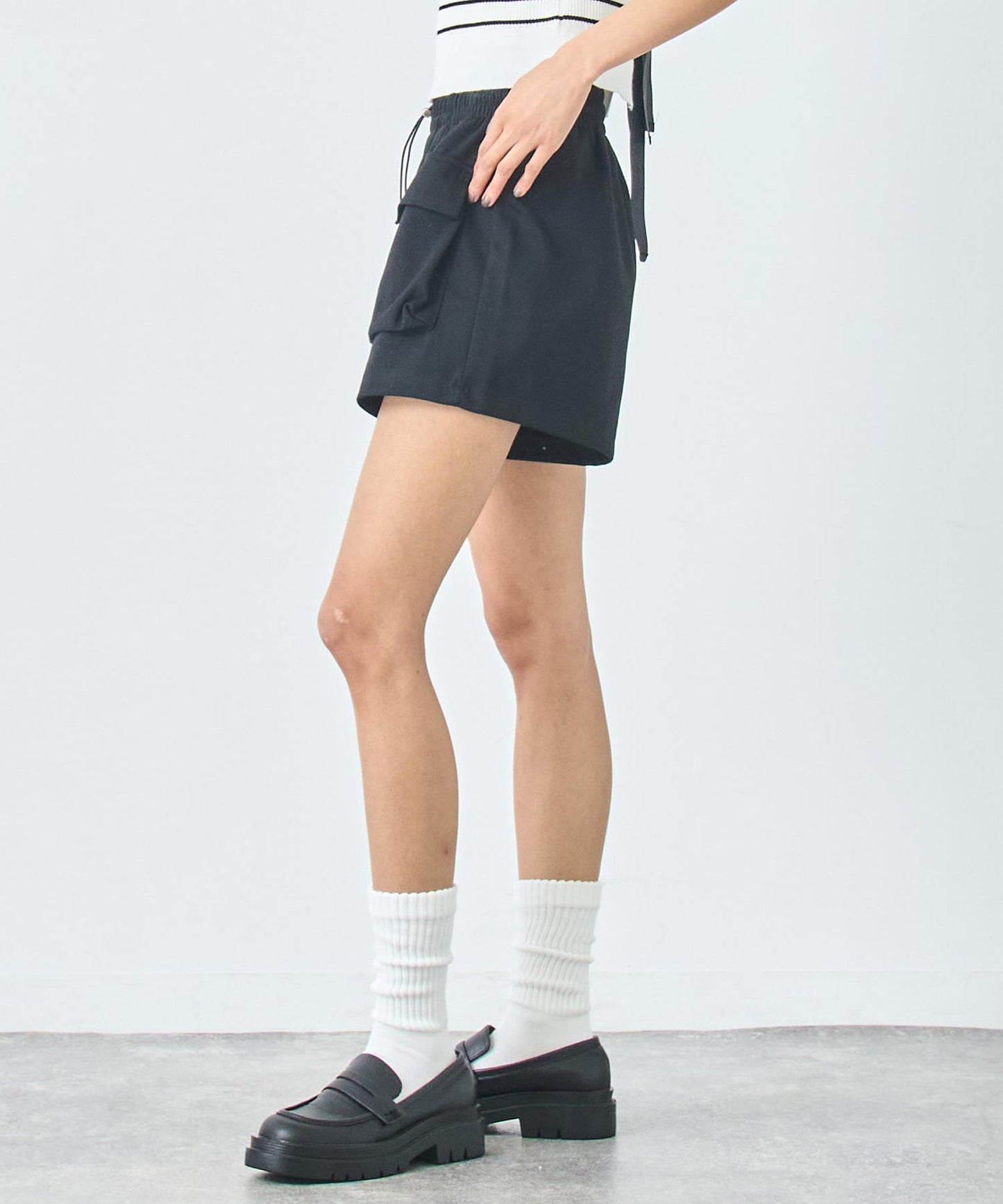 スウェット ショート カーゴ パンツ 152-5808