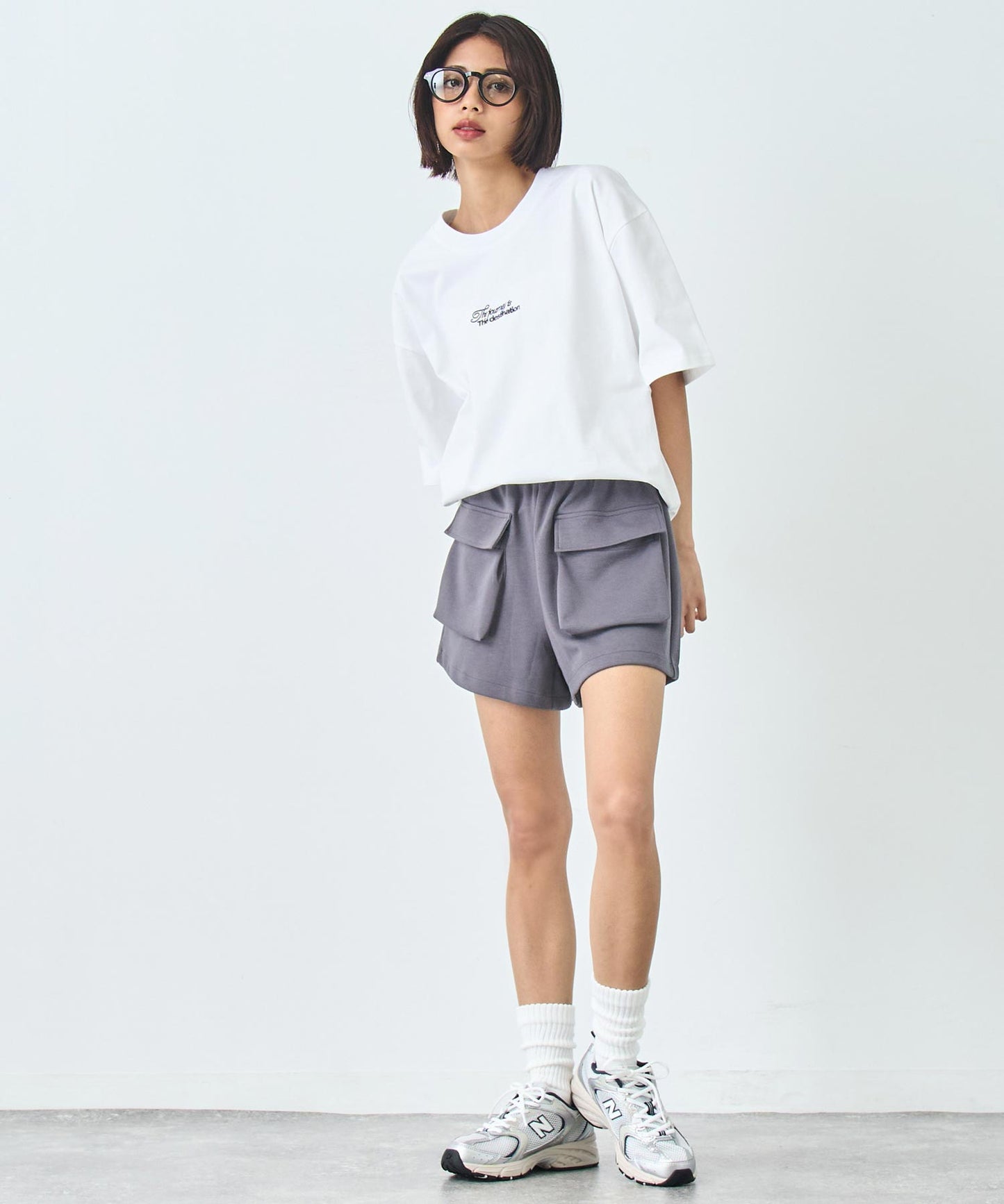 スウェット ショート カーゴ パンツ 152-5808