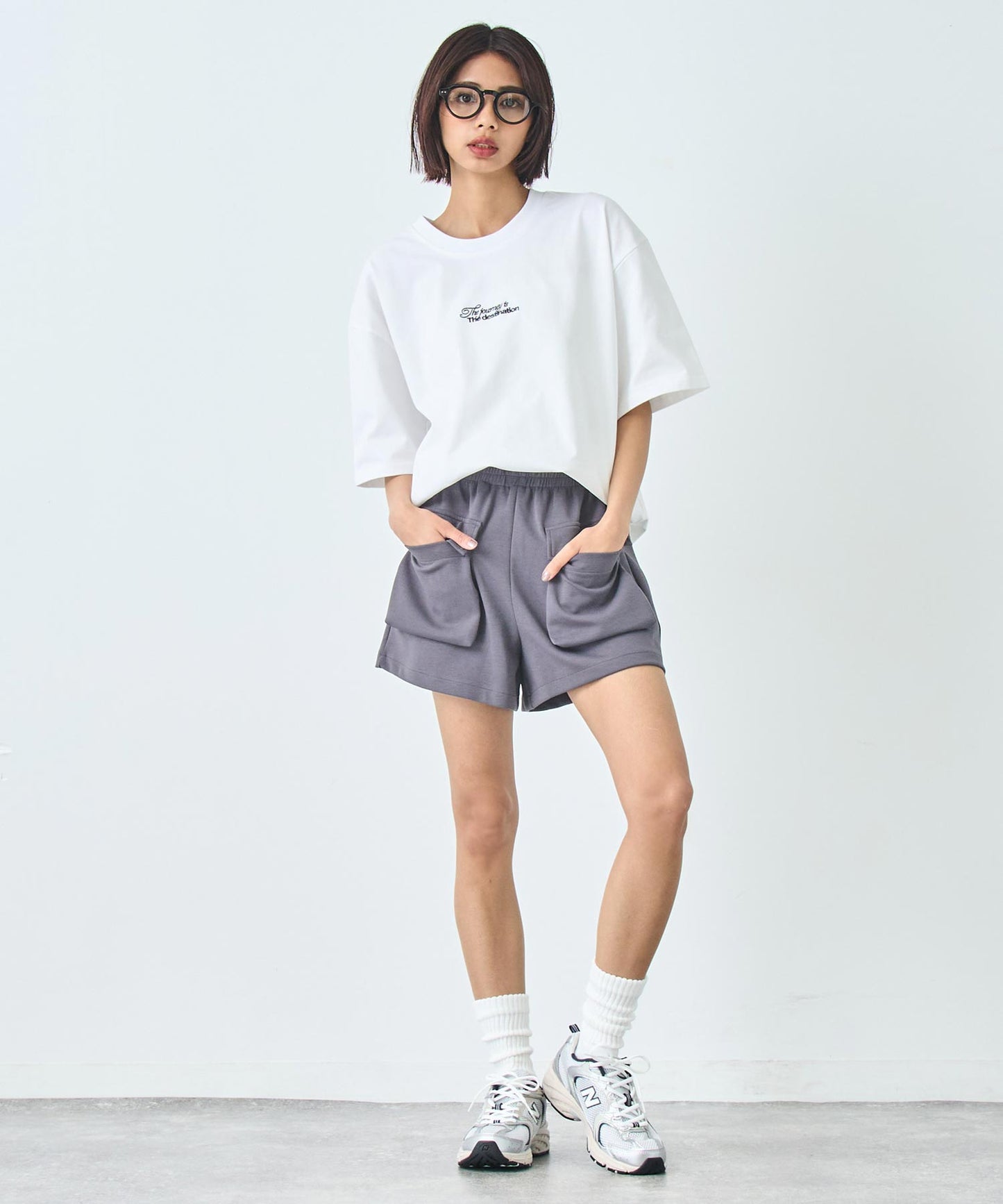 スウェット ショート カーゴ パンツ 152-5808