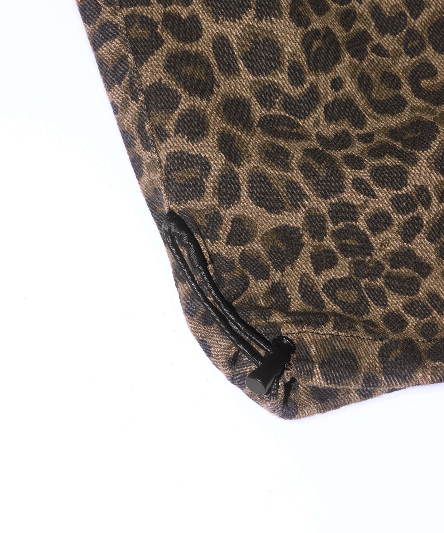 ウエスト ギャザー レオパード プルオン パンツ 152-5919