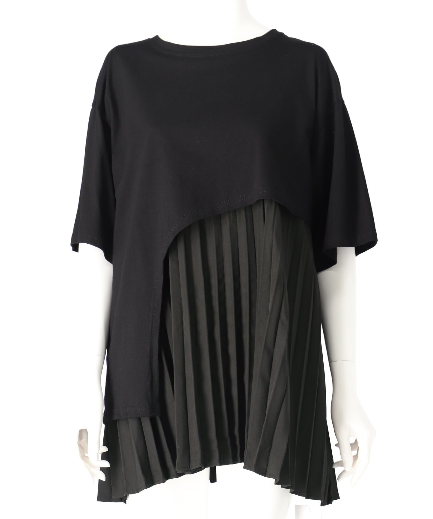 プリーツ ドッキング BIG Tシャツ 153-5696