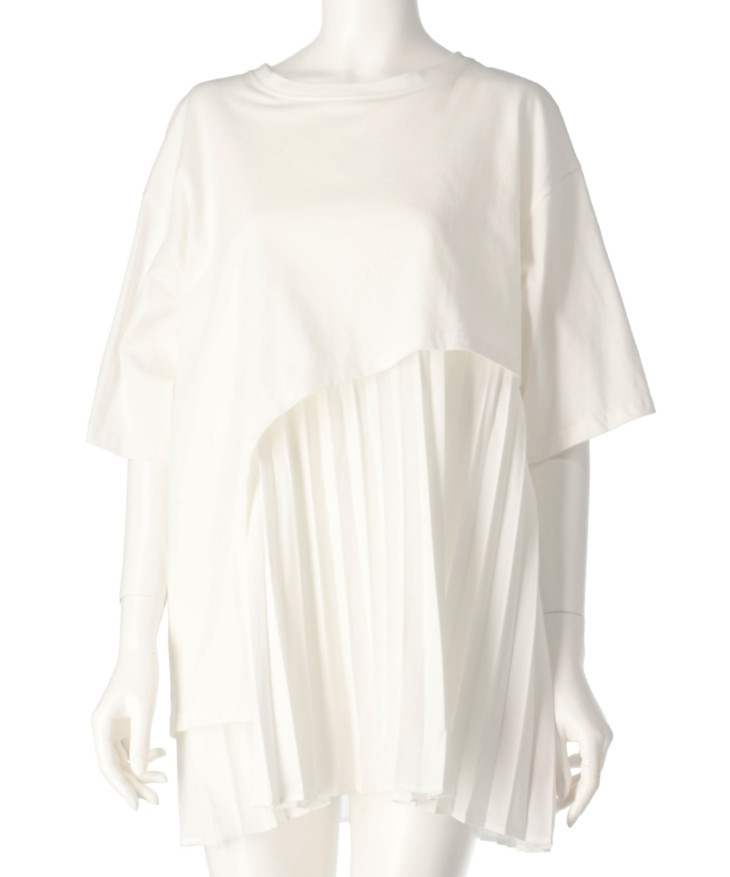 プリーツ ドッキング BIG Tシャツ 153-5696