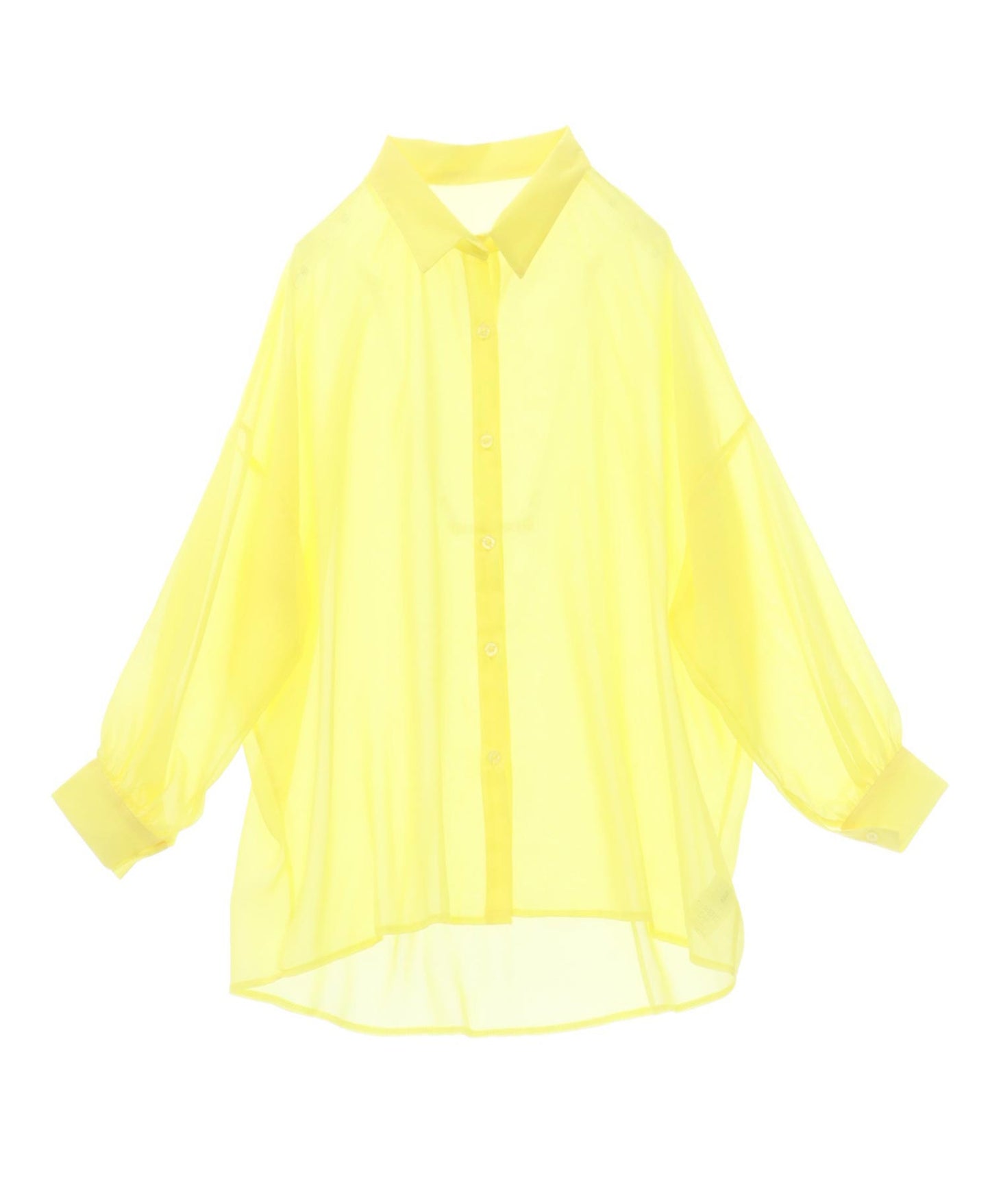 シンプル シアー シャツ ブラウス 153-5749