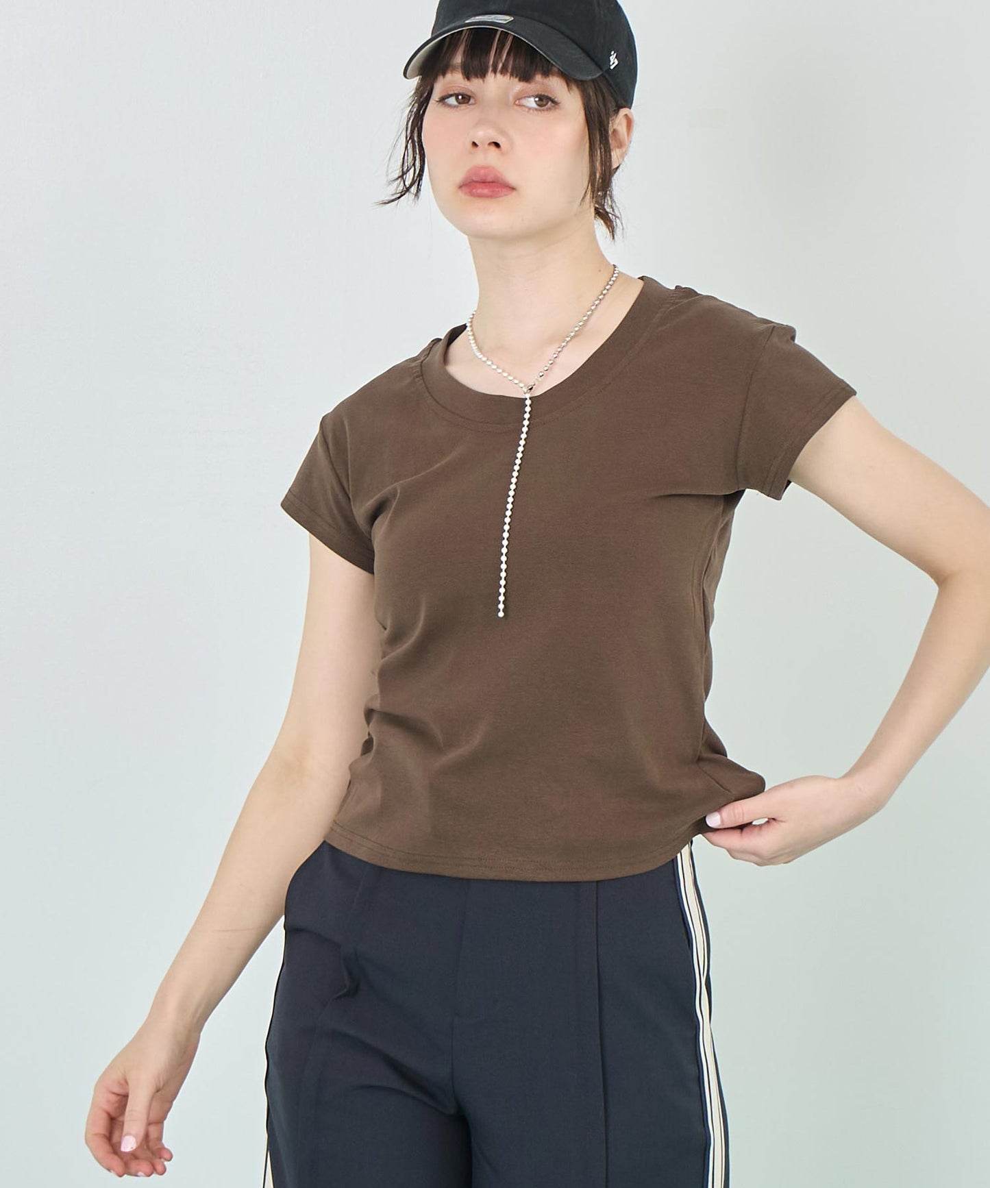 シンプル ノーマル Tシャツ 153-5752