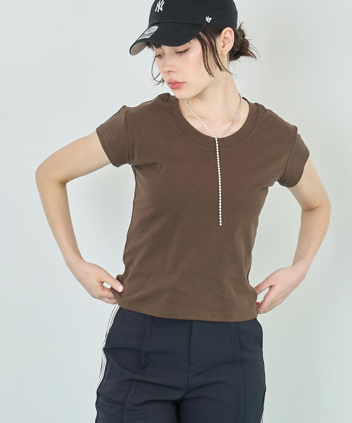 シンプル ノーマル Tシャツ 153-5752