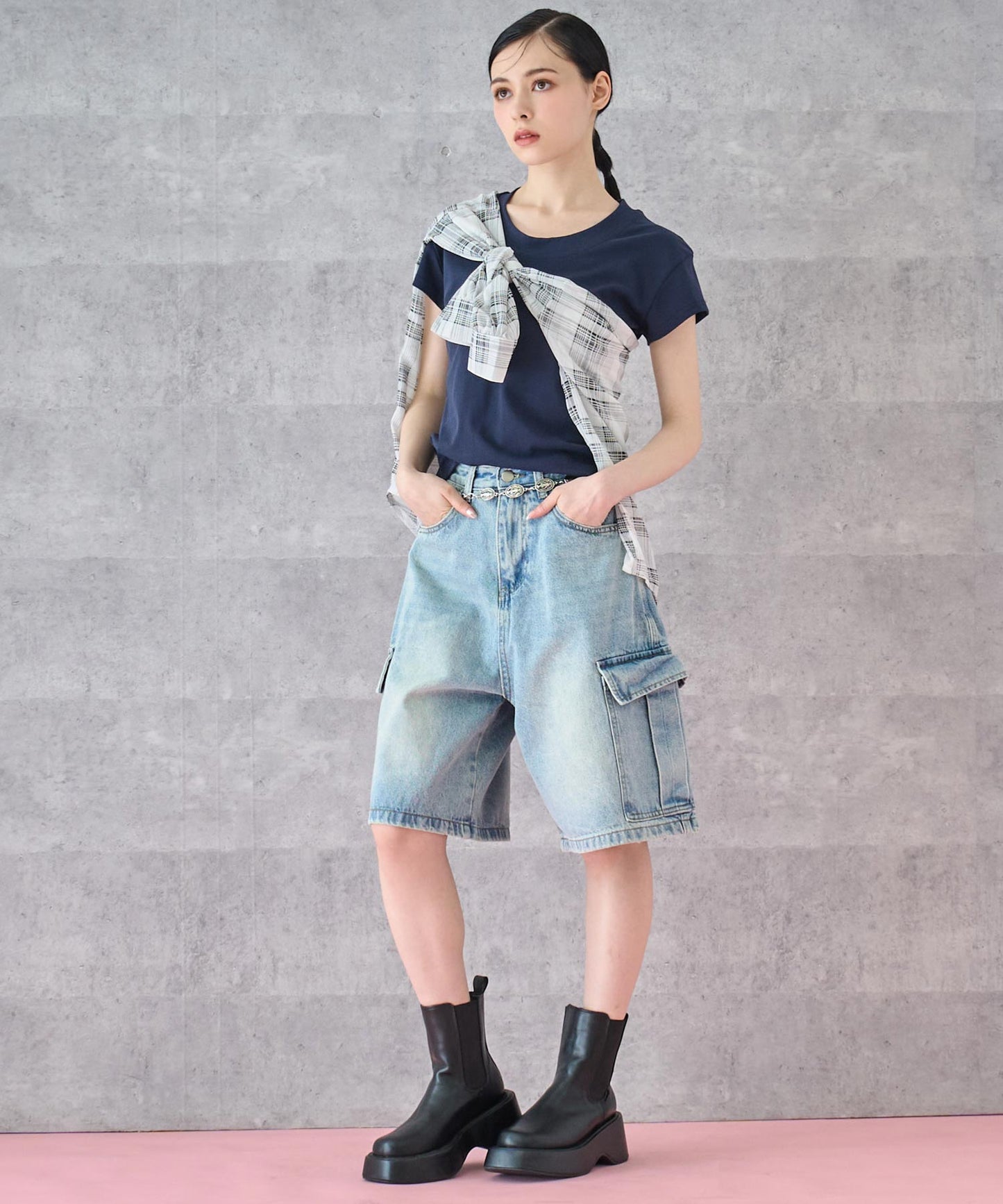 シンプル ノーマル Tシャツ 153-5752