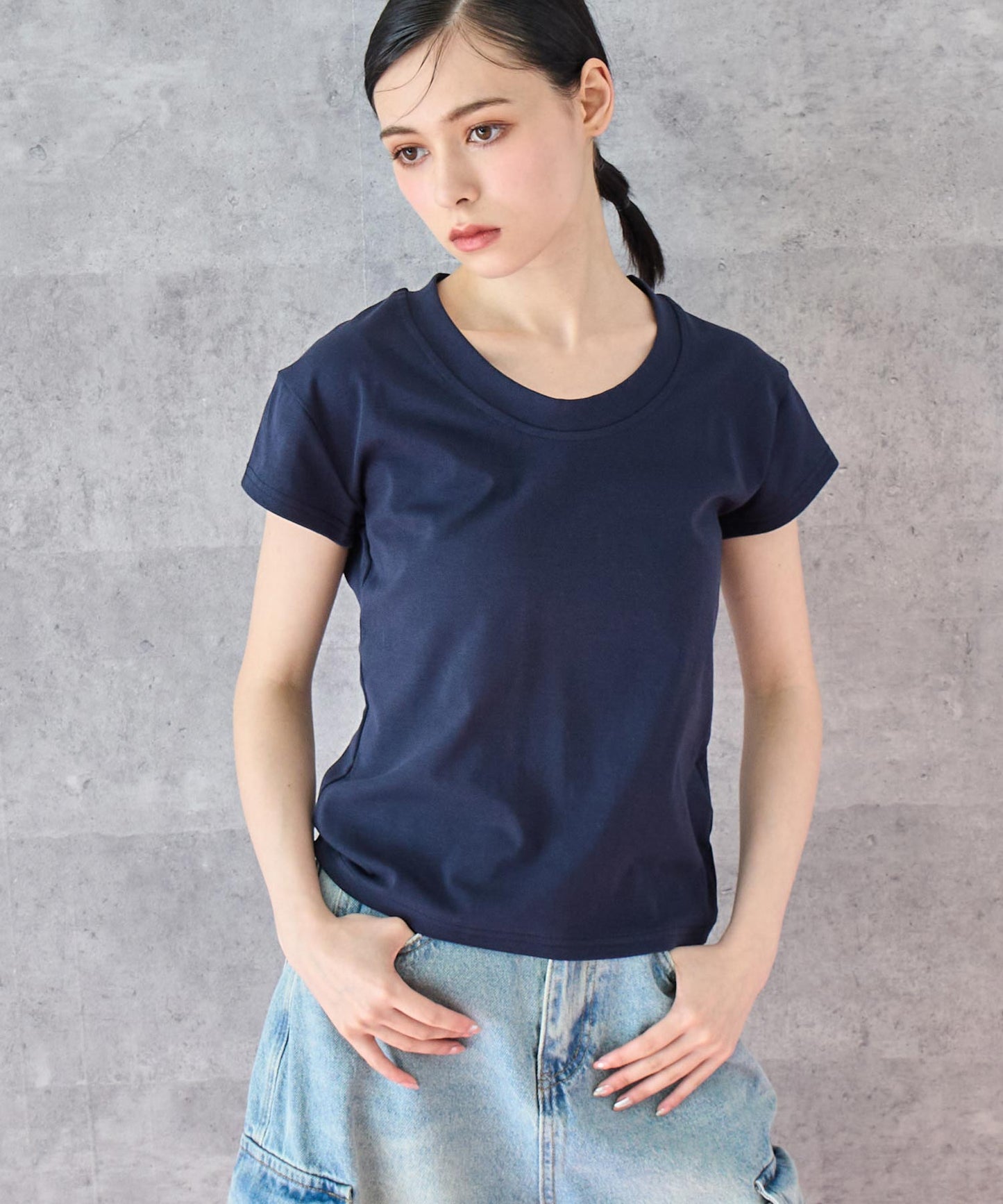 シンプル ノーマル Tシャツ 153-5752