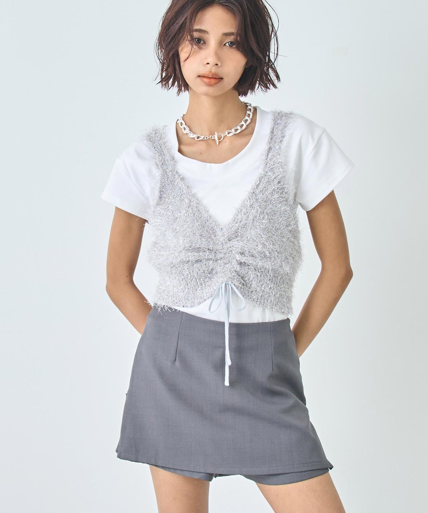 シンプル ノーマル Tシャツ 153-5752