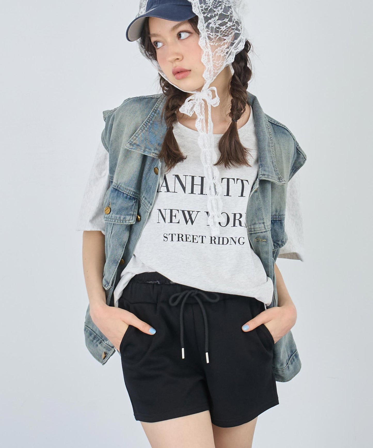 マンハッタン ロゴ Tシャツ 153-5780