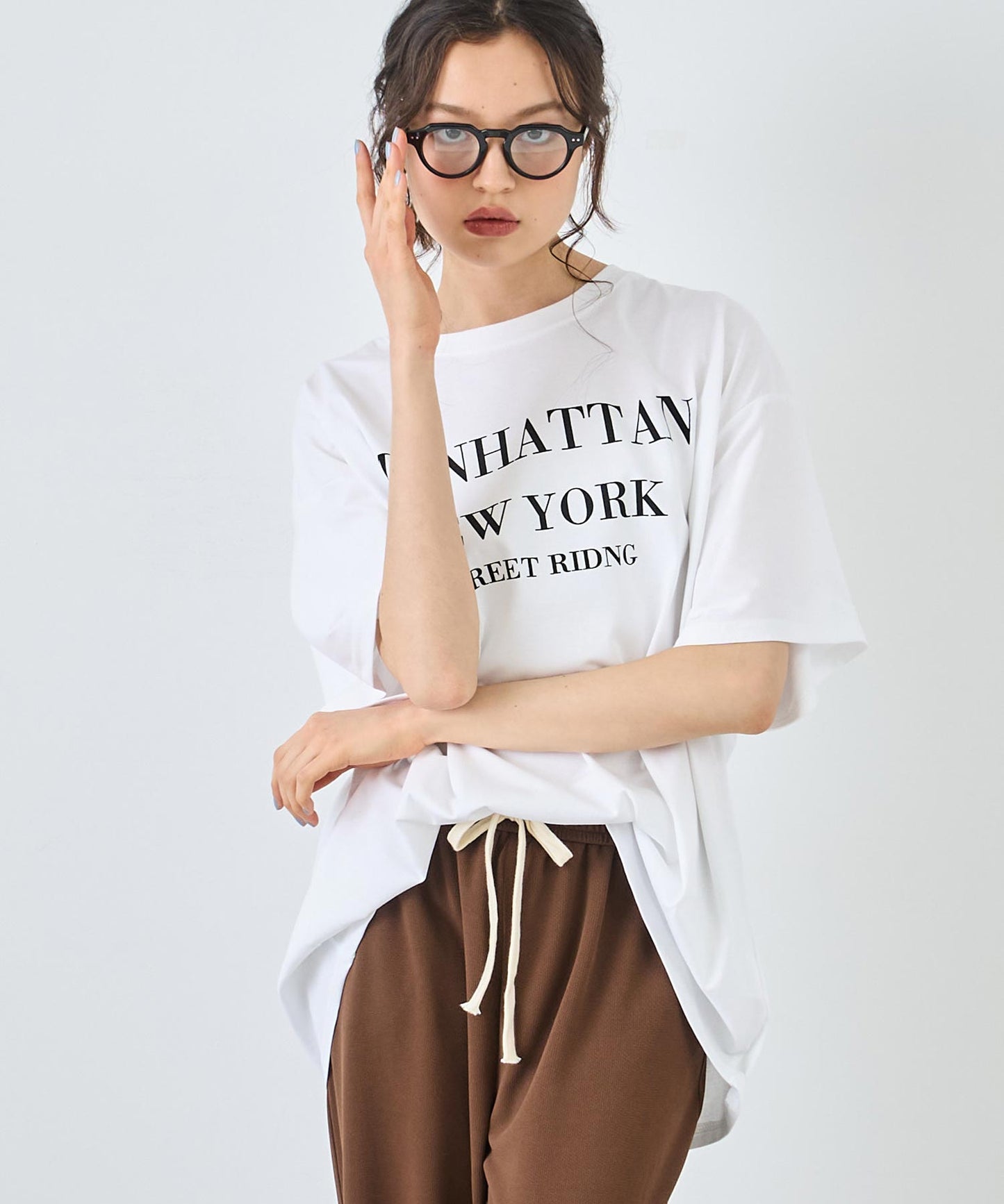 マンハッタン ロゴ Tシャツ 153-5780