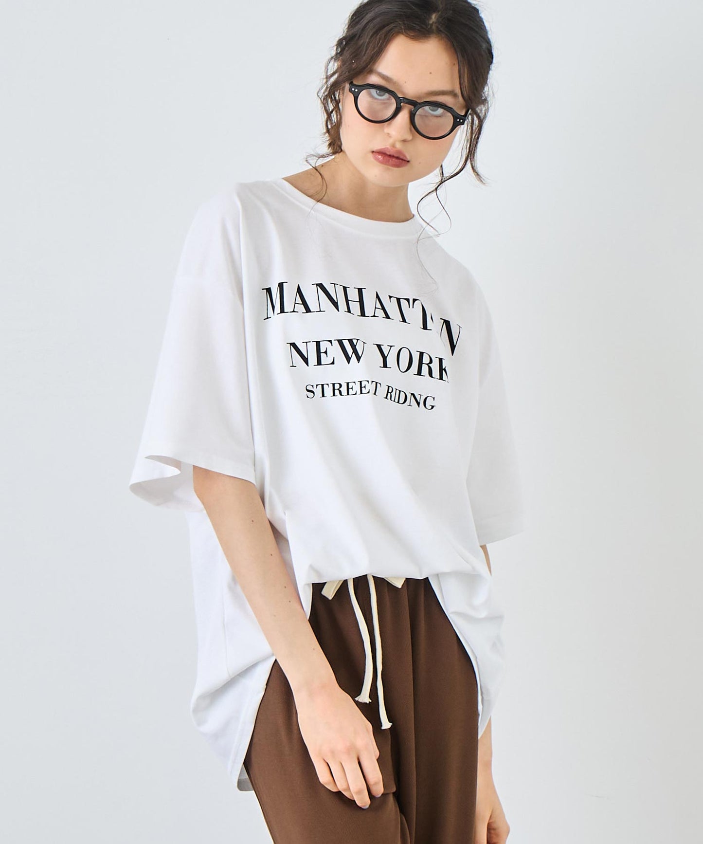 マンハッタン ロゴ Tシャツ 153-5780