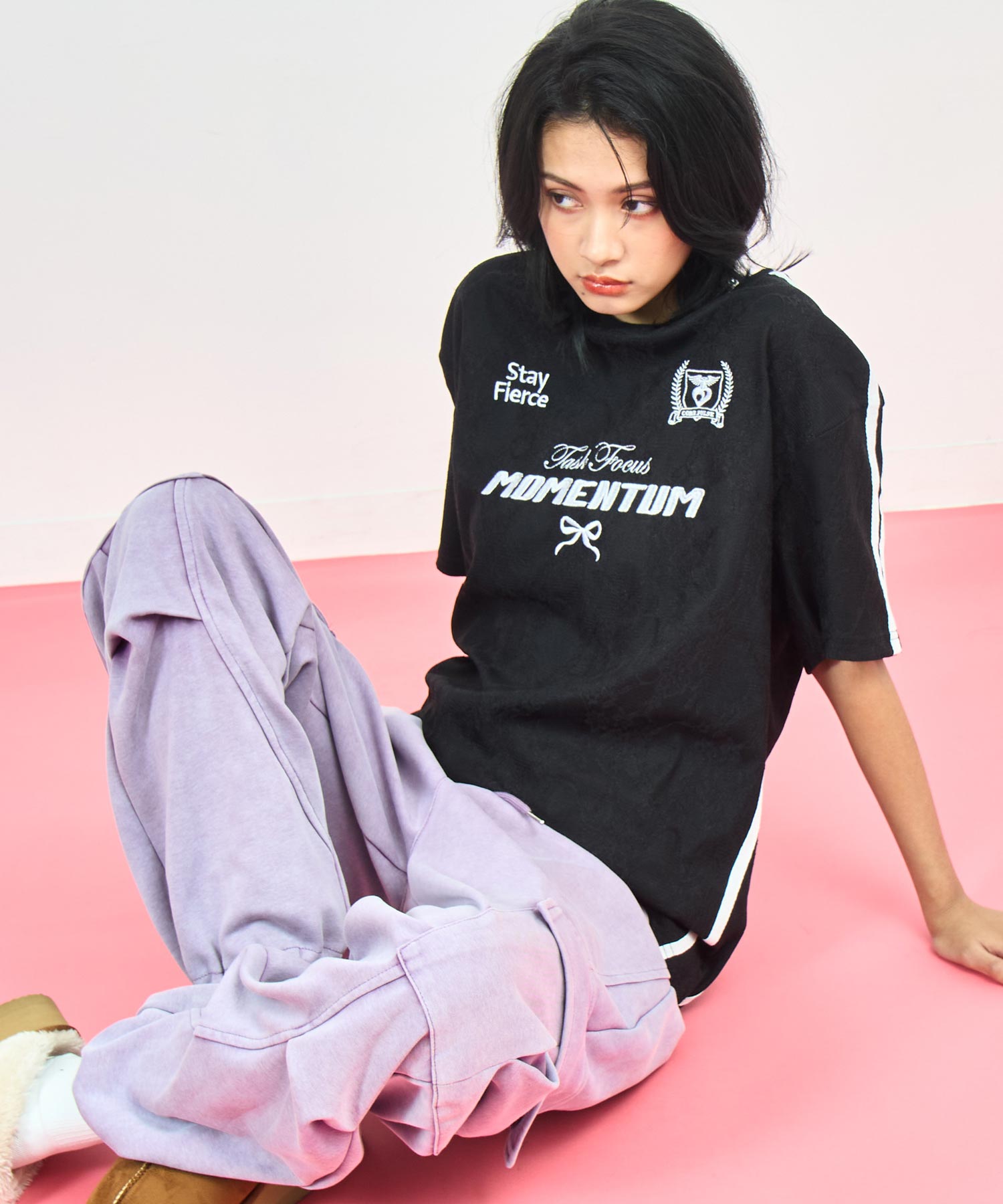 ゲーミング 刺繍 ライン レース Tシャツ 153-5924 – ANAP オンライン