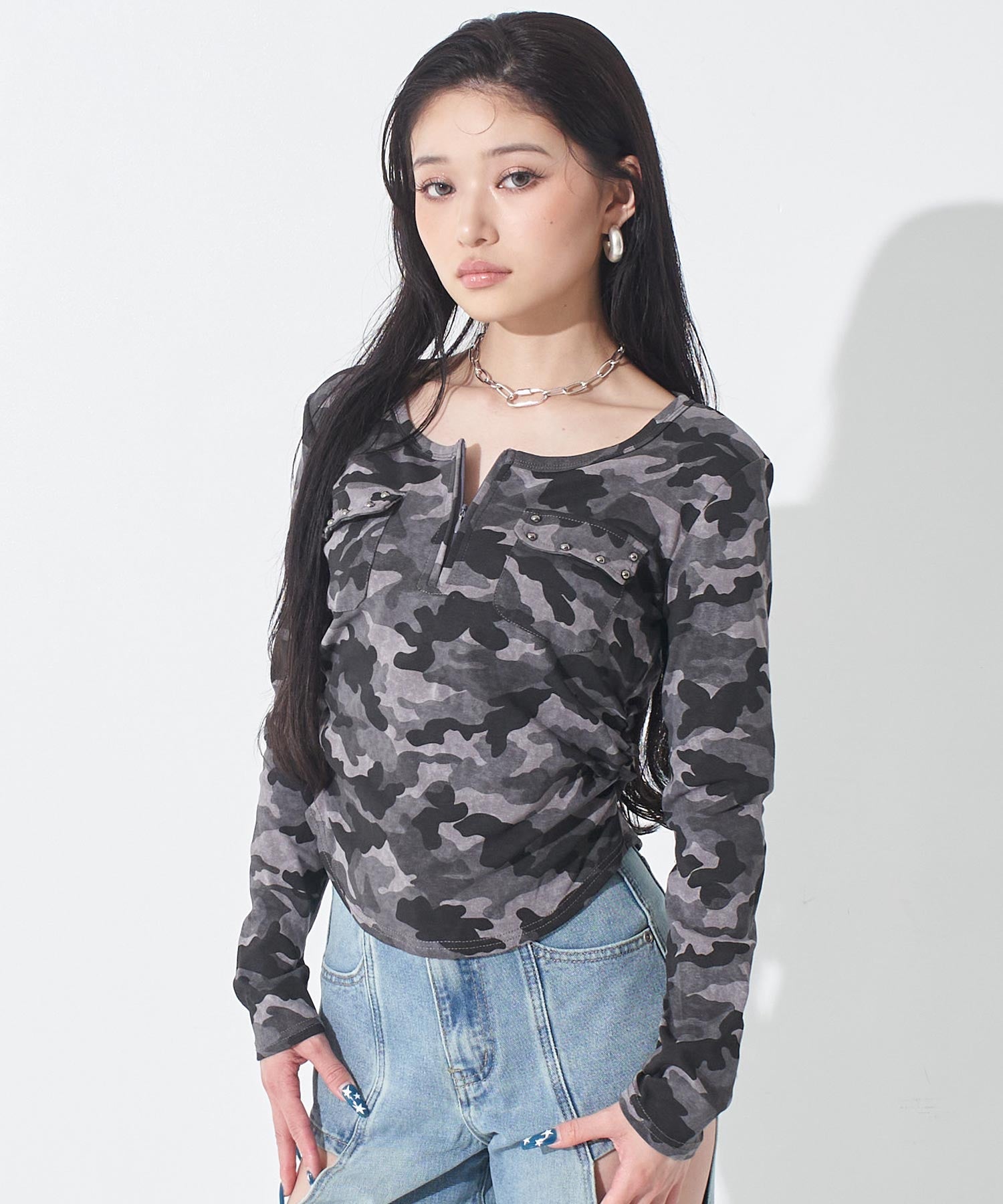 PLEIN SUD JEANS プレインスッド フランス製 タンクトップ 迷彩 6OCT25MW1529_600x600_crop_cent