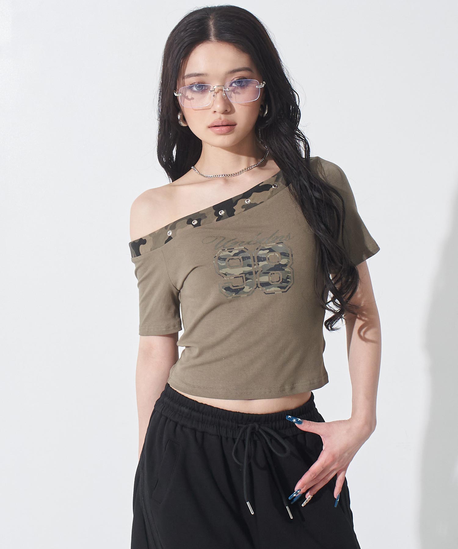 ナンバリング カモフラ Tシャツ トップス 153-6114 – ANAP オンライン