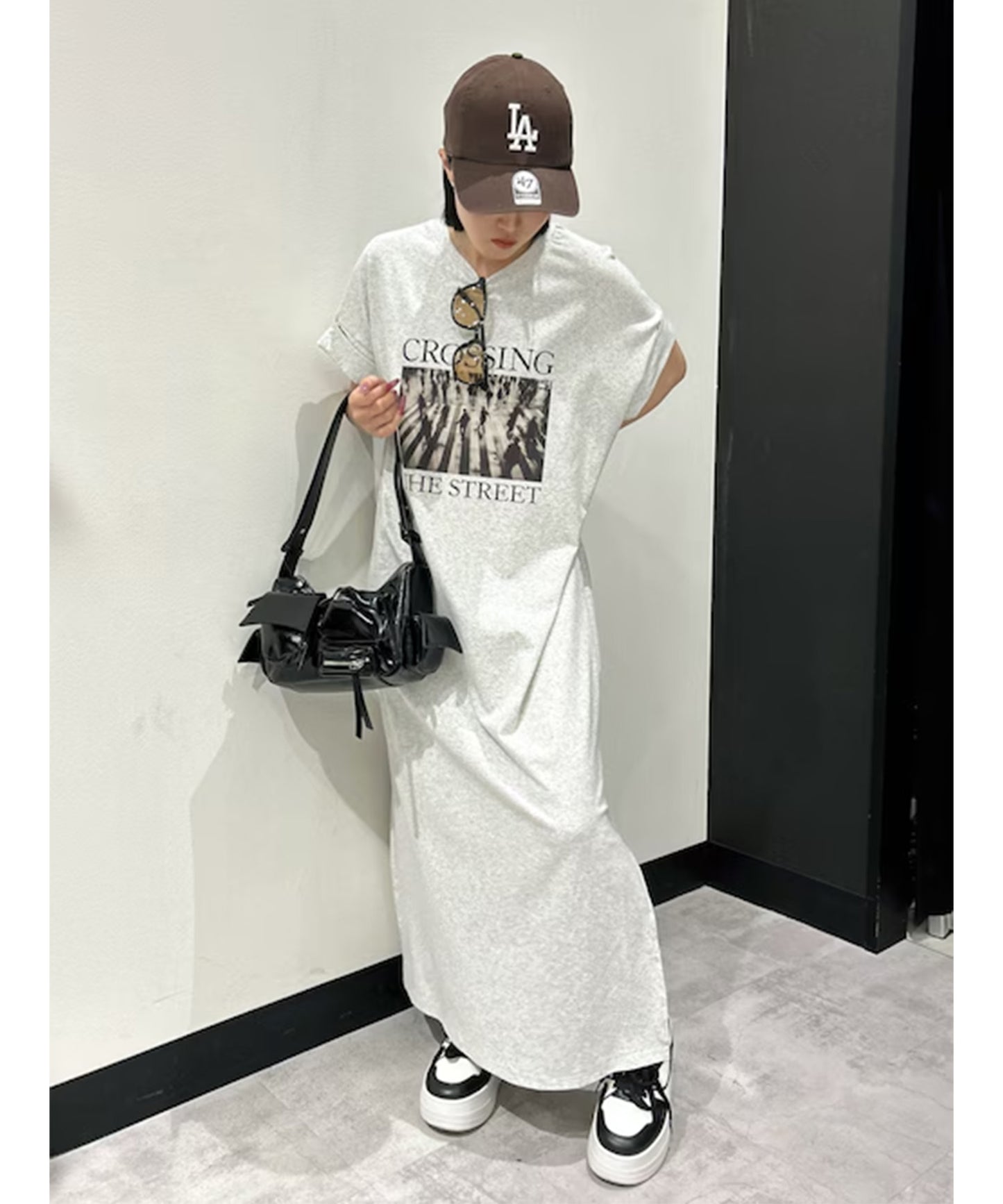 フォトプリント Tシャツ ワンピース 157-5801