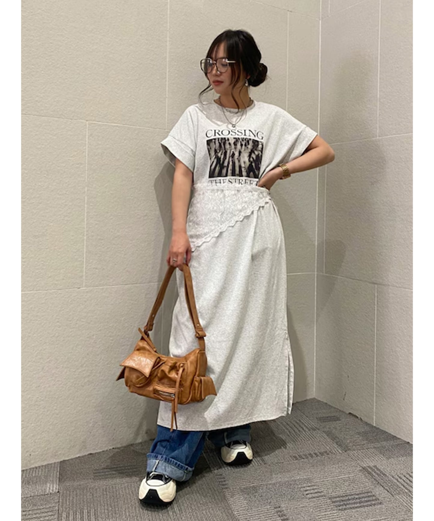 フォトプリント Tシャツ ワンピース 157-5801