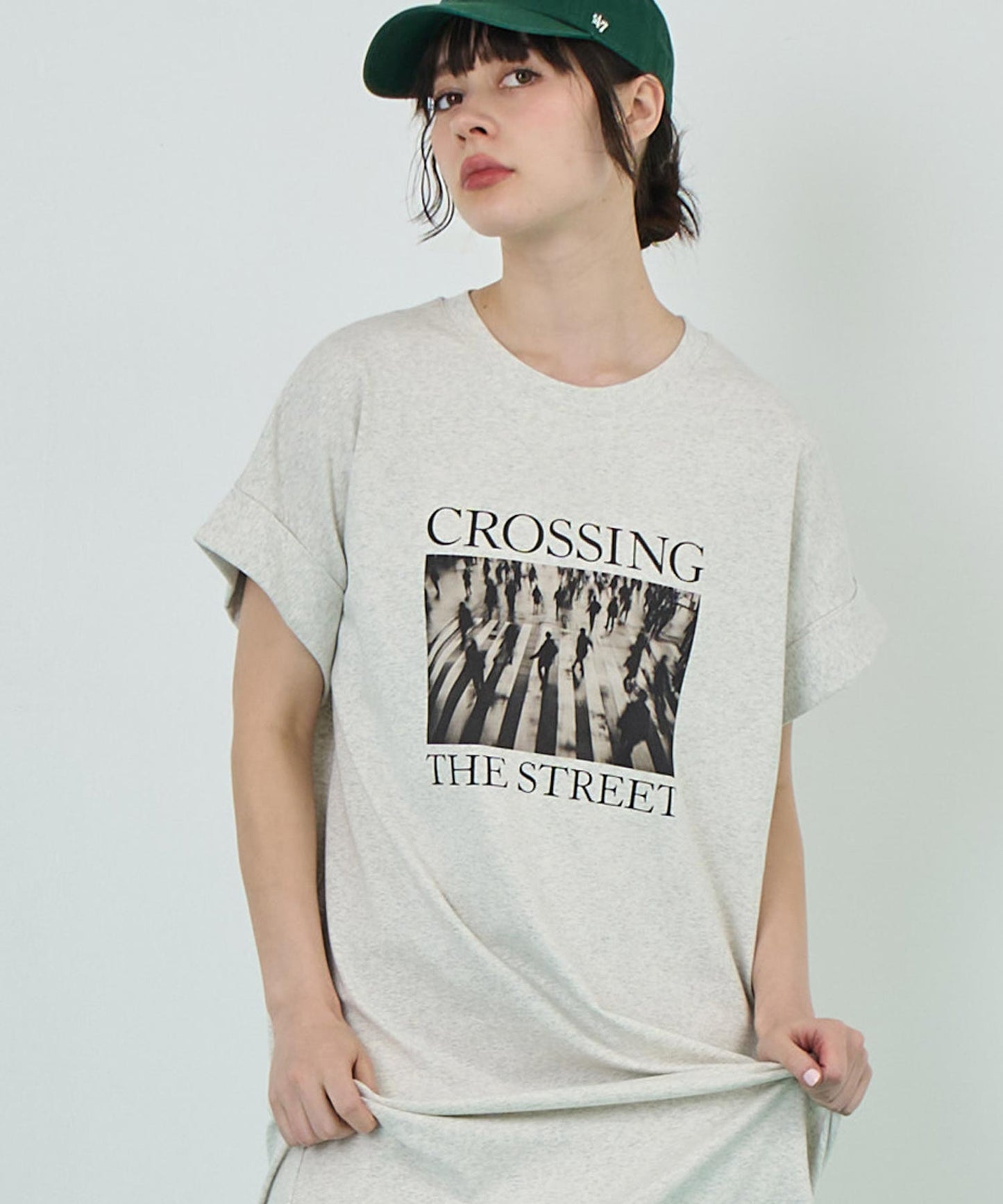 フォトプリント Tシャツ ワンピース 157-5801