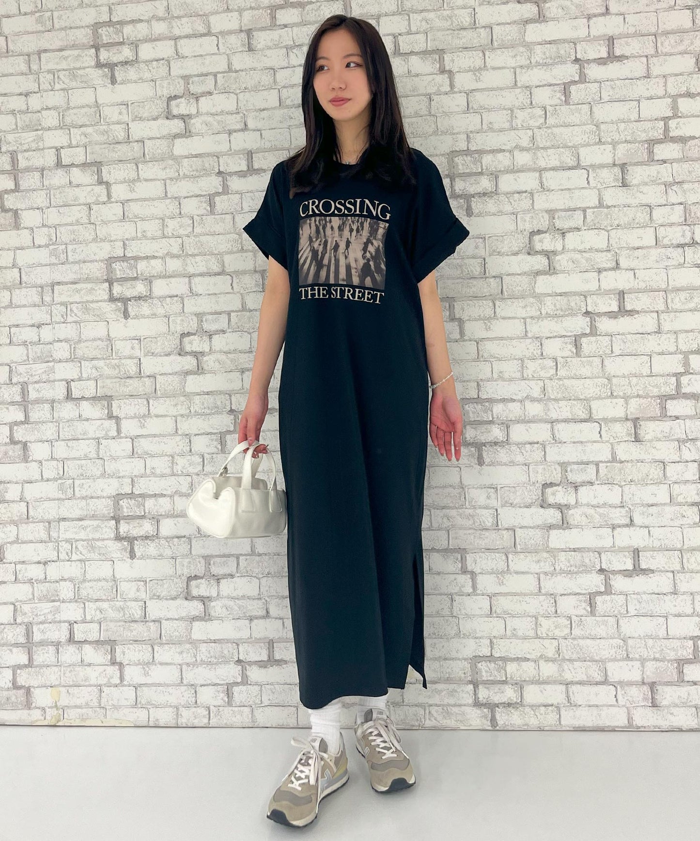 フォトプリント Tシャツ ワンピース 157-5801