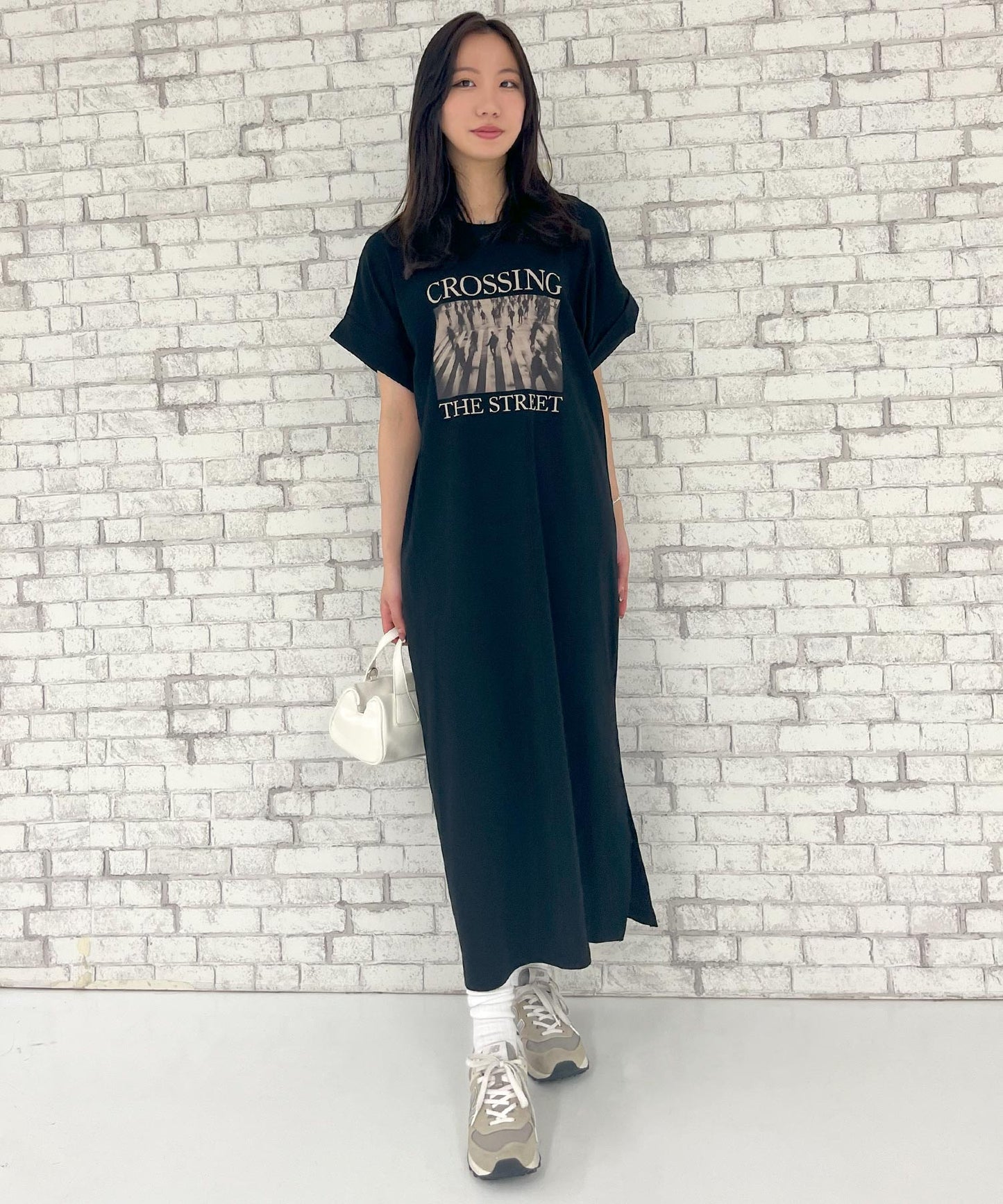 フォトプリント Tシャツ ワンピース 157-5801