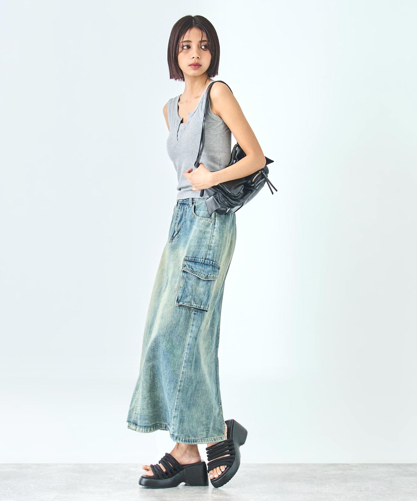 ポケット デザイン 2way ショルダー バッグ 159-5740