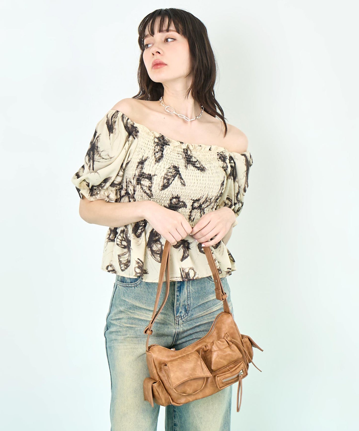 ポケット デザイン 2way ショルダー バッグ 159-5740
