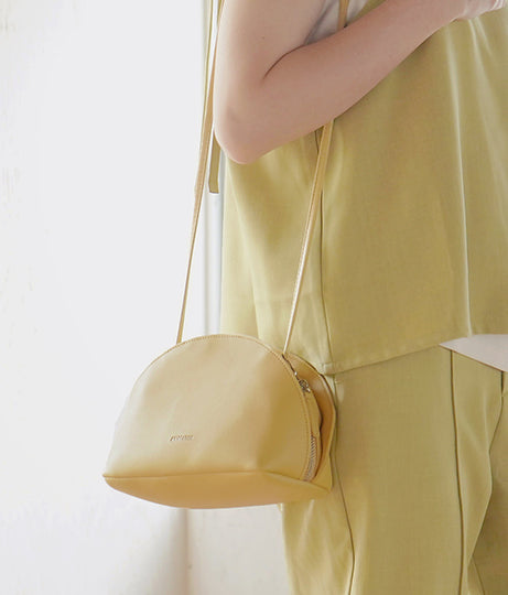 ラウンド ZIP ショルダー バッグ 83886