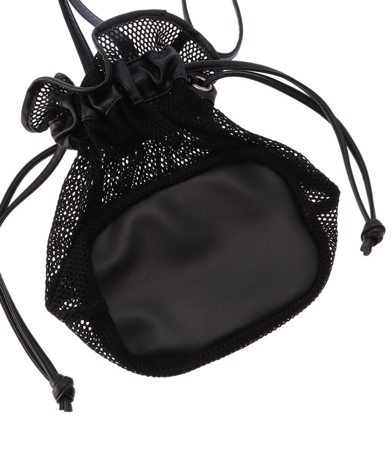 メッシュ巾着ショルダーバッグ 369-8793