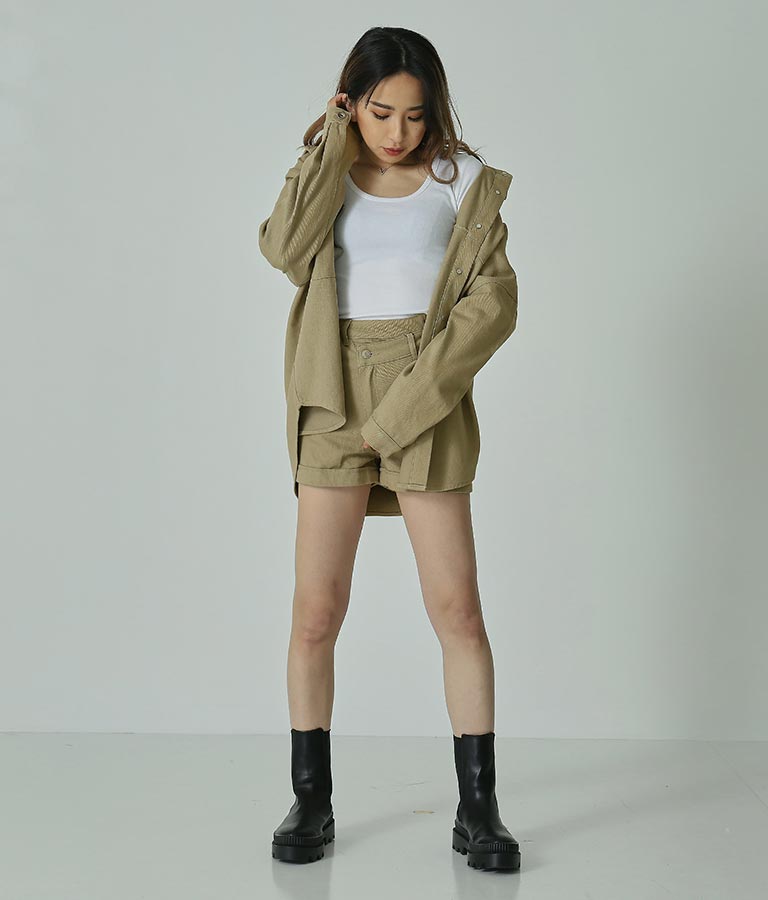 ツイル デザイン ショー トパンツ 792-8417