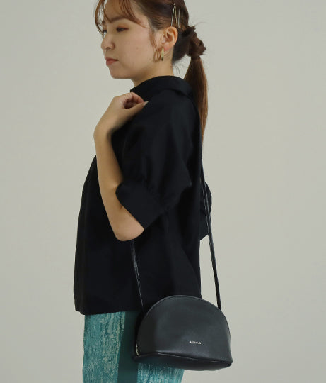 ラウンド ZIP ショルダー バッグ 83886