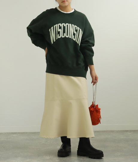 【低身長向けサイズ】フェイクレザー マーメイド スカート 83846
