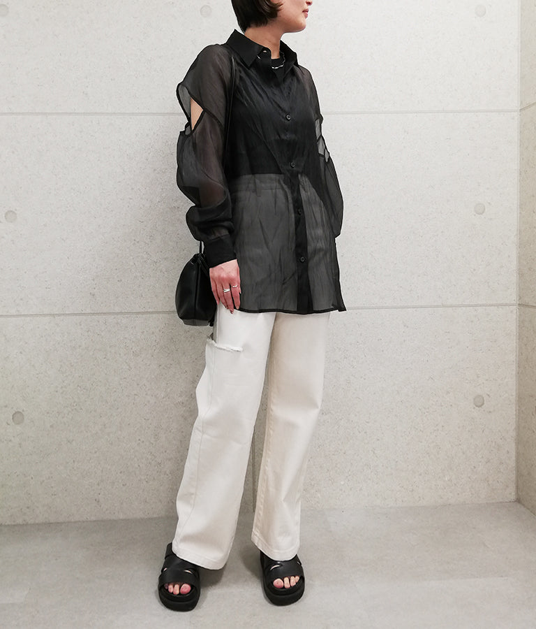 フェイクレザー 巾着 バッグ 159-5401