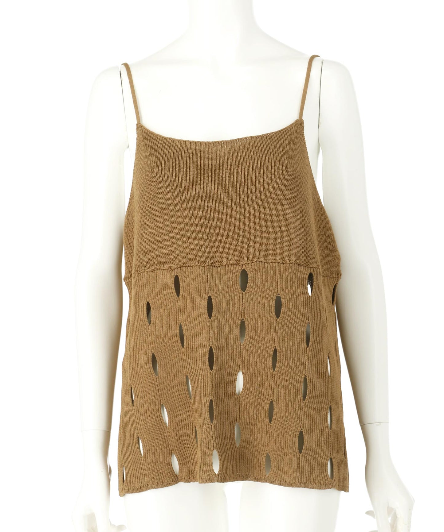 切替 デザイン ニット キャミソール 363-9674