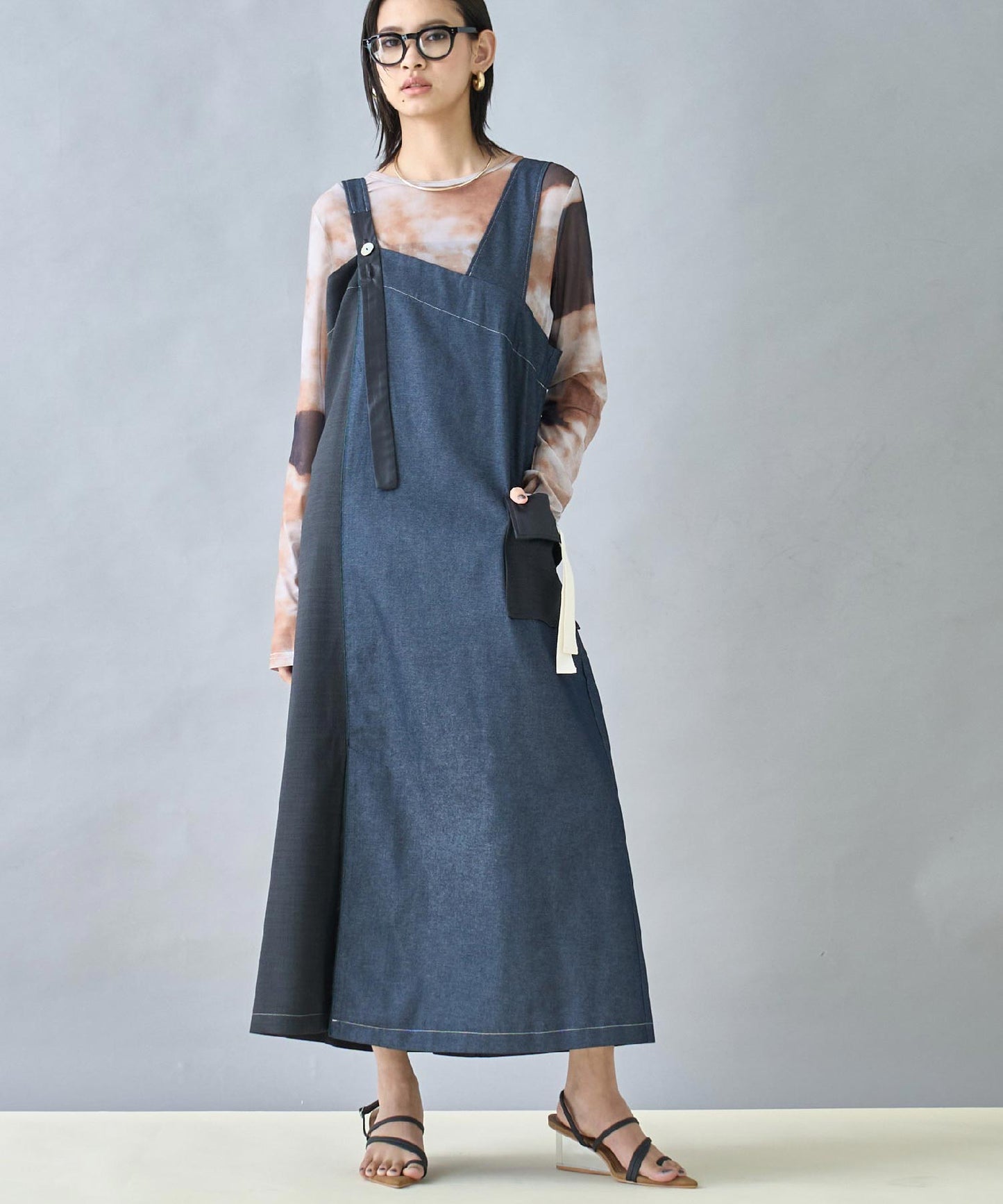 EimeeLaw アシンメトリー ジャンパースカート 367-9683