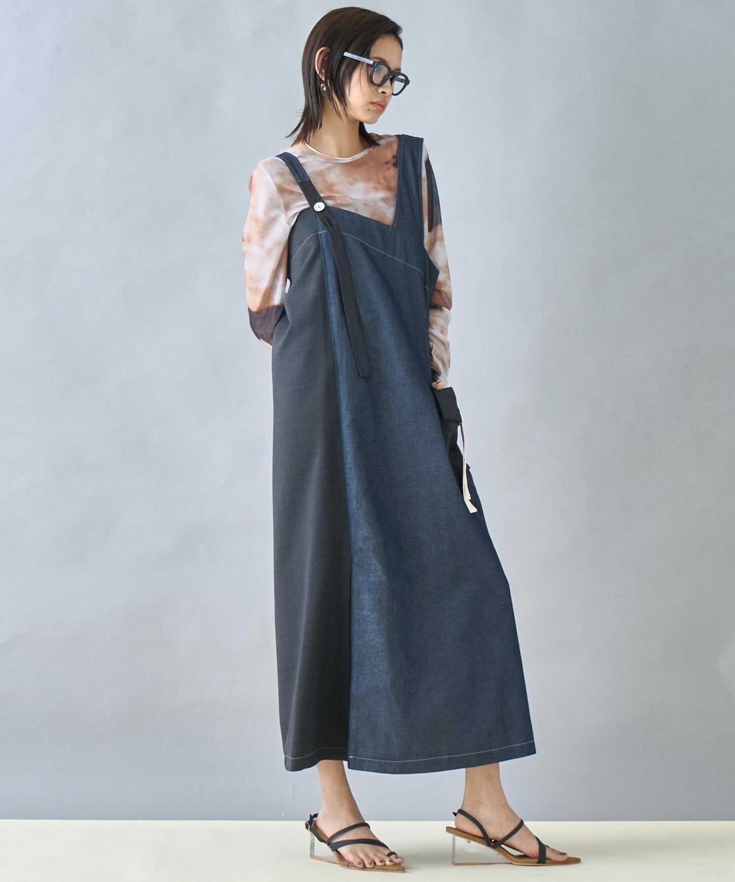 EimeeLaw アシンメトリー ジャンパースカート 367-9683