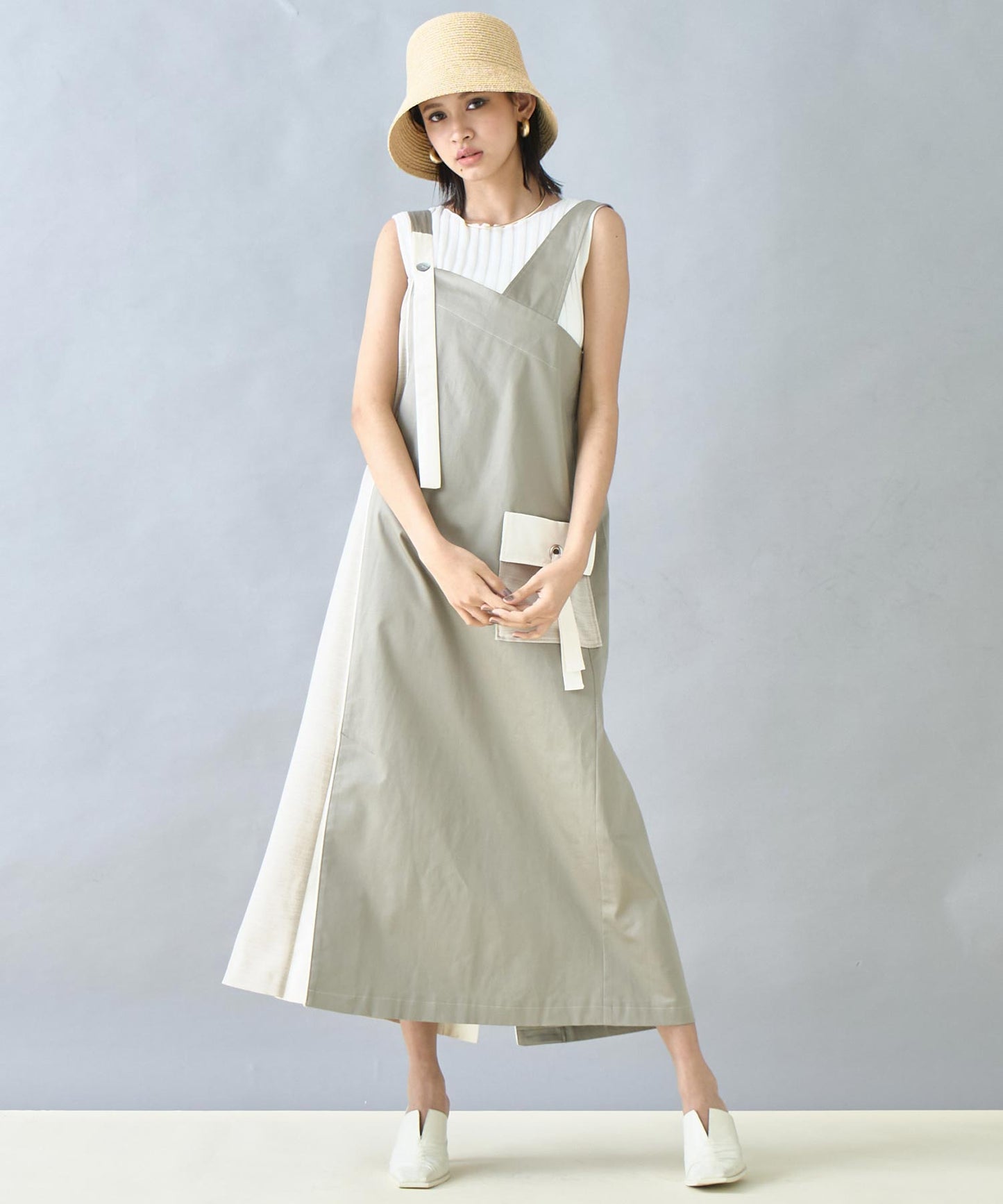 EimeeLaw アシンメトリー ジャンパースカート 367-9683