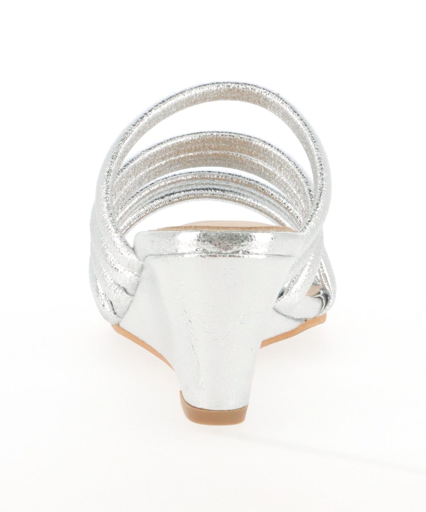 メタリック チューブストラップ ウェッジソール サンダル 369-9658