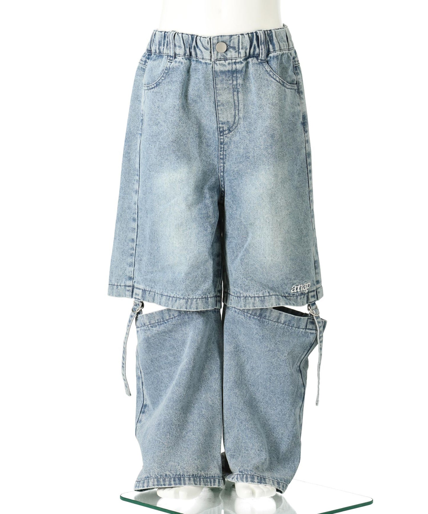 2WAY デニム パンツ【ジュニアお揃い】 422-3412