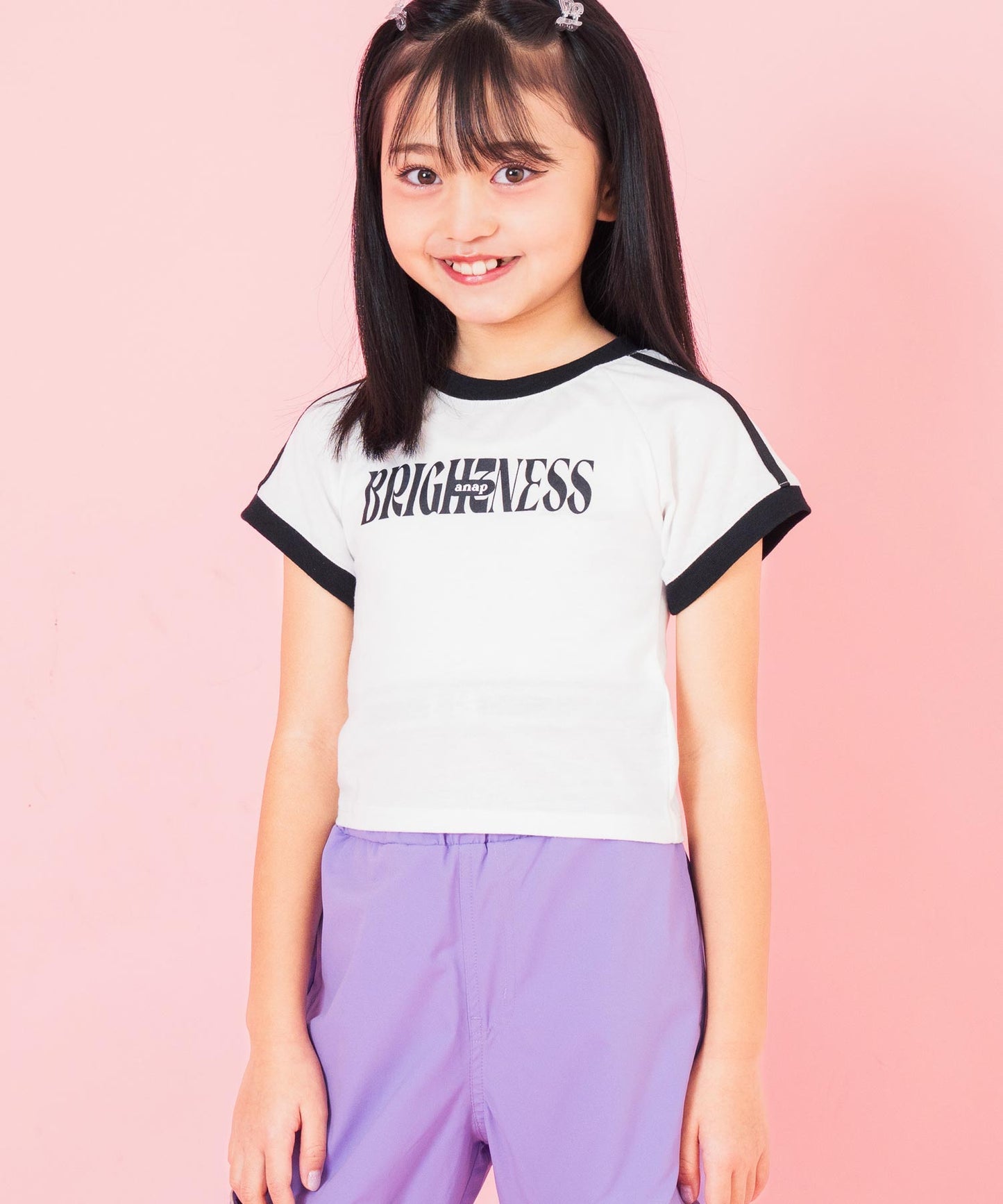 ショルダー ライン リンガー Tシャツ 423-3367