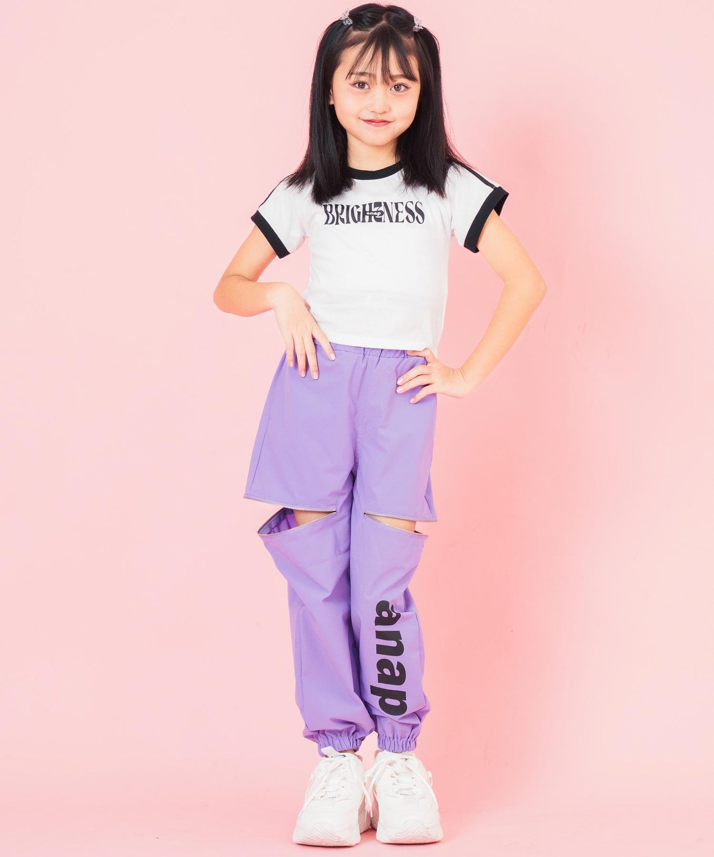 ショルダー ライン リンガー Tシャツ 423-3367
