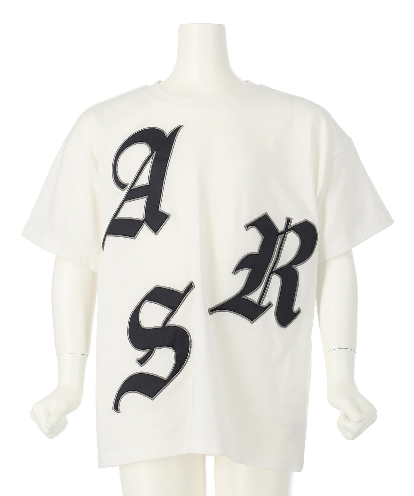 ランダム ワッペン ロゴ Tシャツ (ジュニアお揃い) 【ユニセックス】423-3393