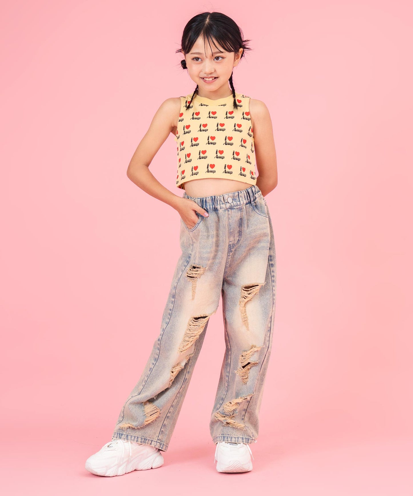 ILOVE ANAP タンクトップ【ジュニアお揃い】 423-3419