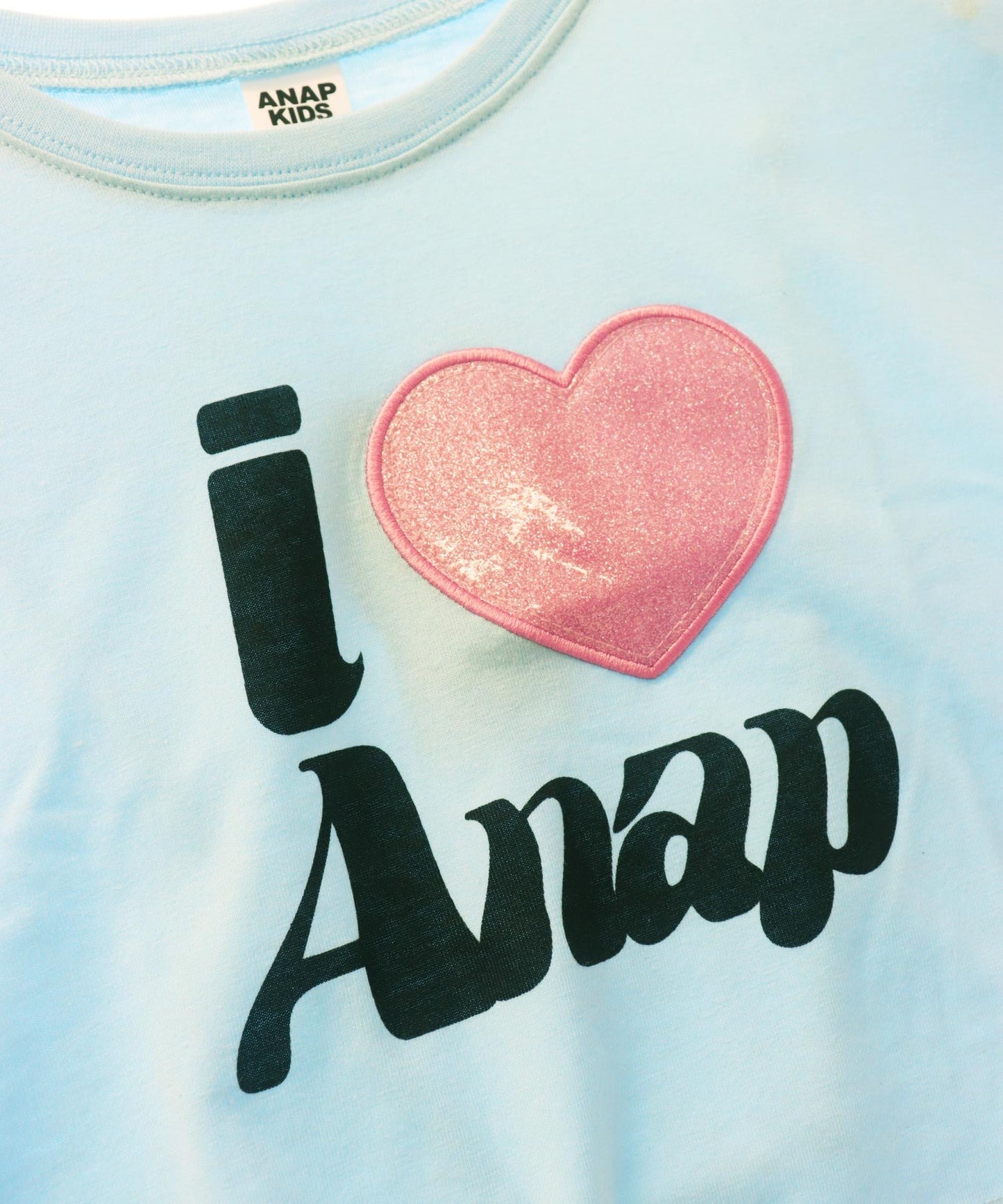 ILOVE ANAP クロップド Tシャツ【ジュニアお揃い】 423-3420
