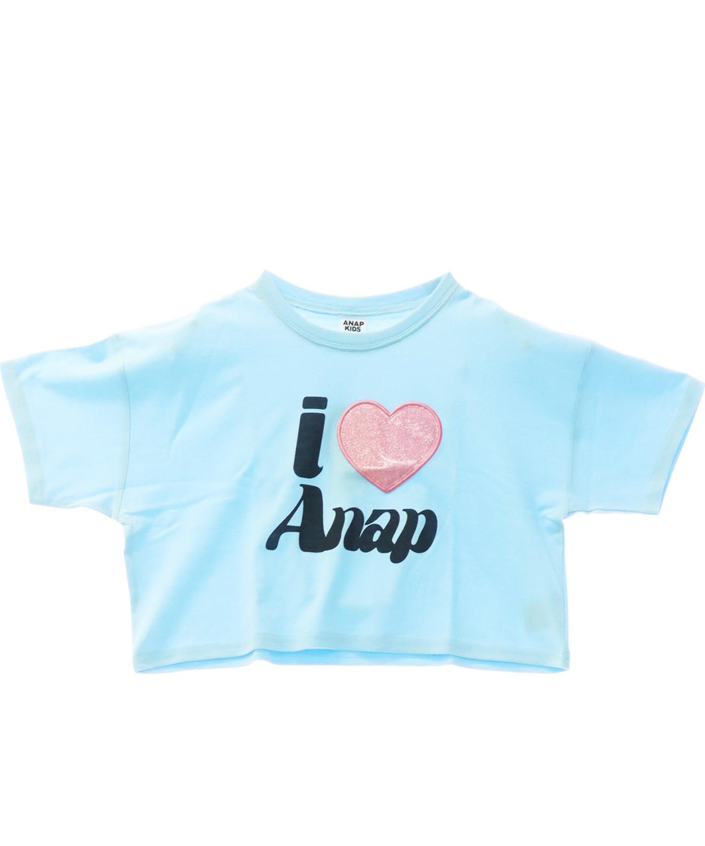ILOVE ANAP クロップド Tシャツ【ジュニアお揃い】 423-3420