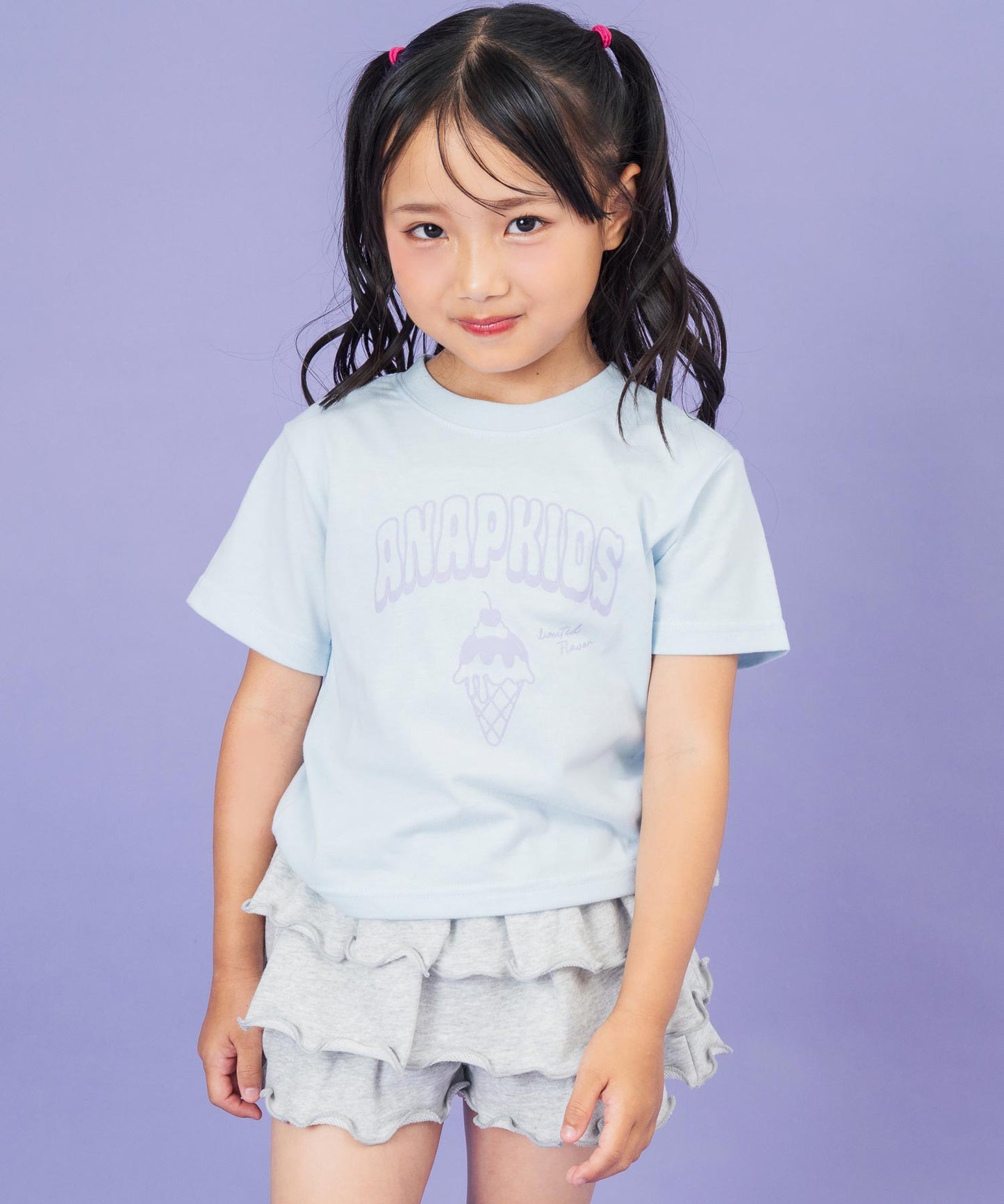 サックスブルー(110サイズ着用/身長:約115cm)