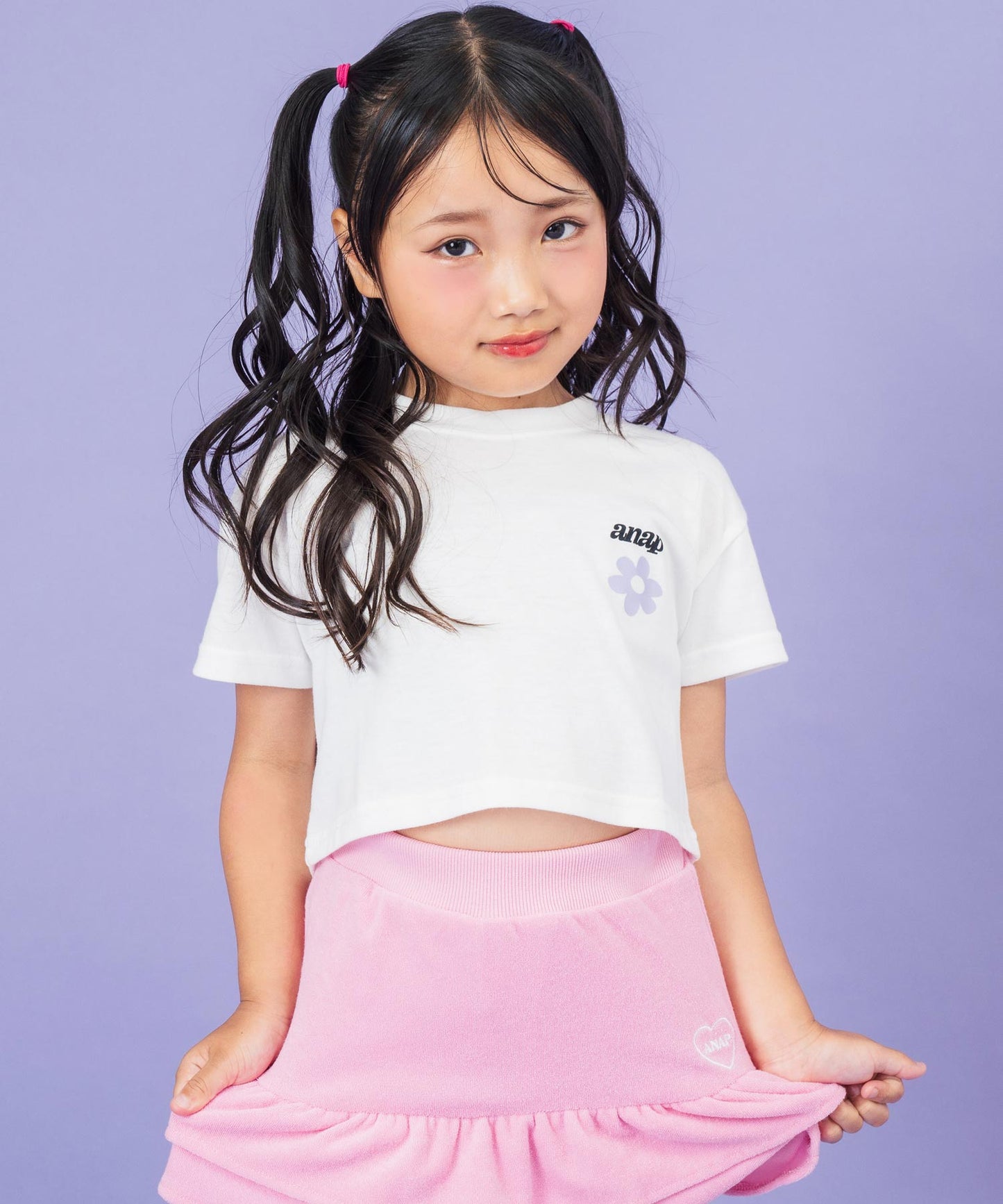 ホワイト(110サイズ着用/身長:約115cm)