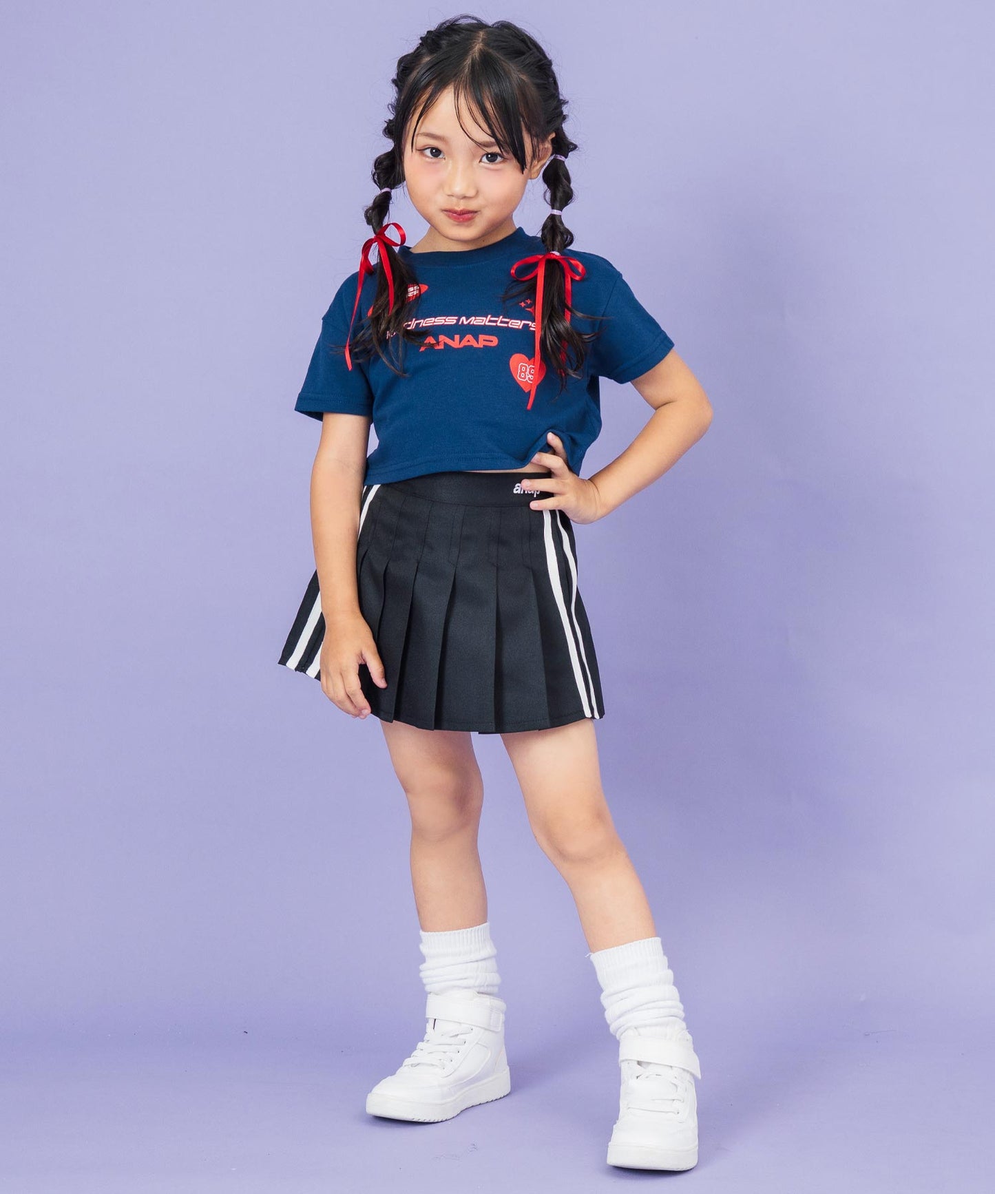 ネイビー(110サイズ着用/身長:約115cm)