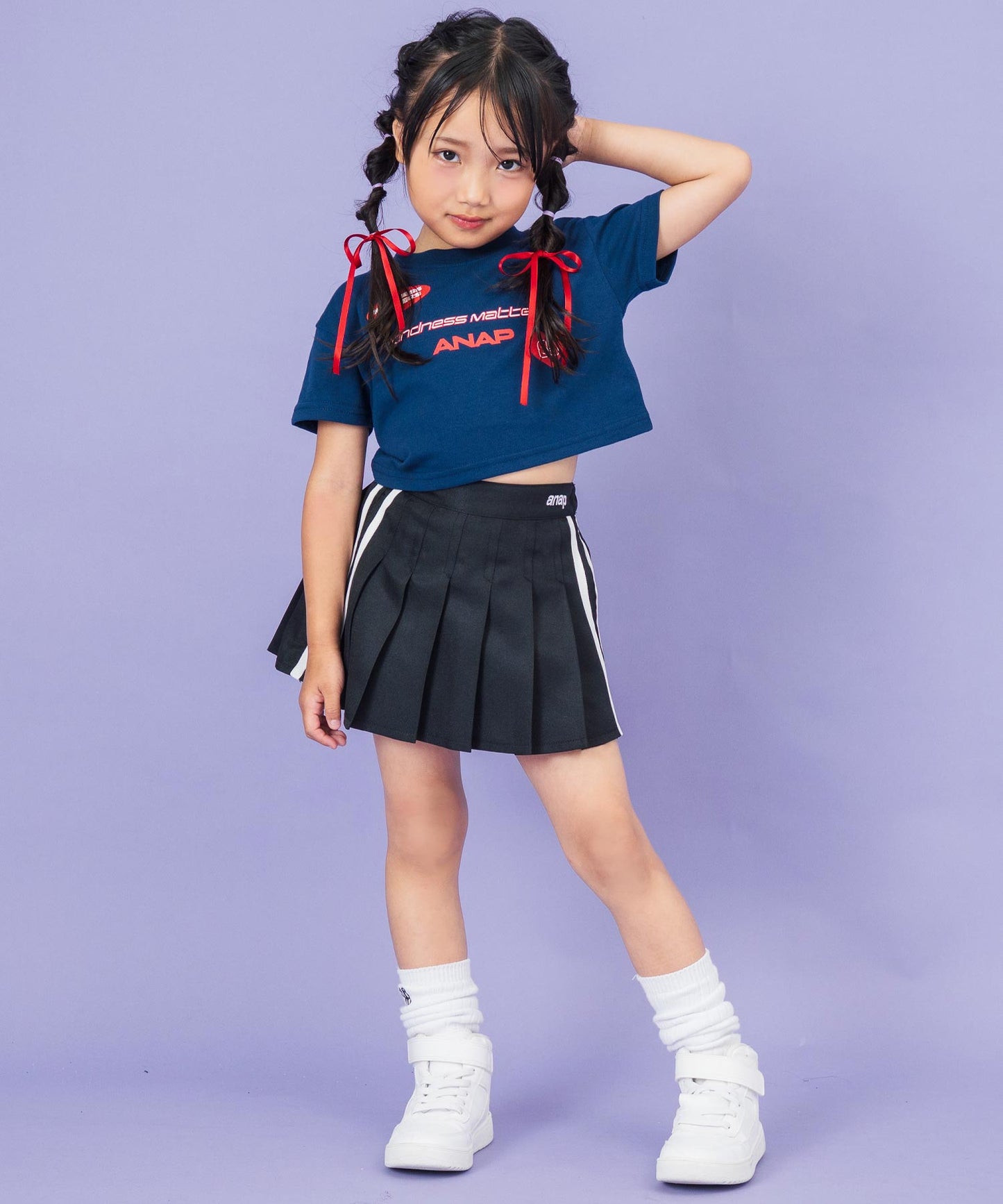 ネイビー(110サイズ着用/身長:約115cm)