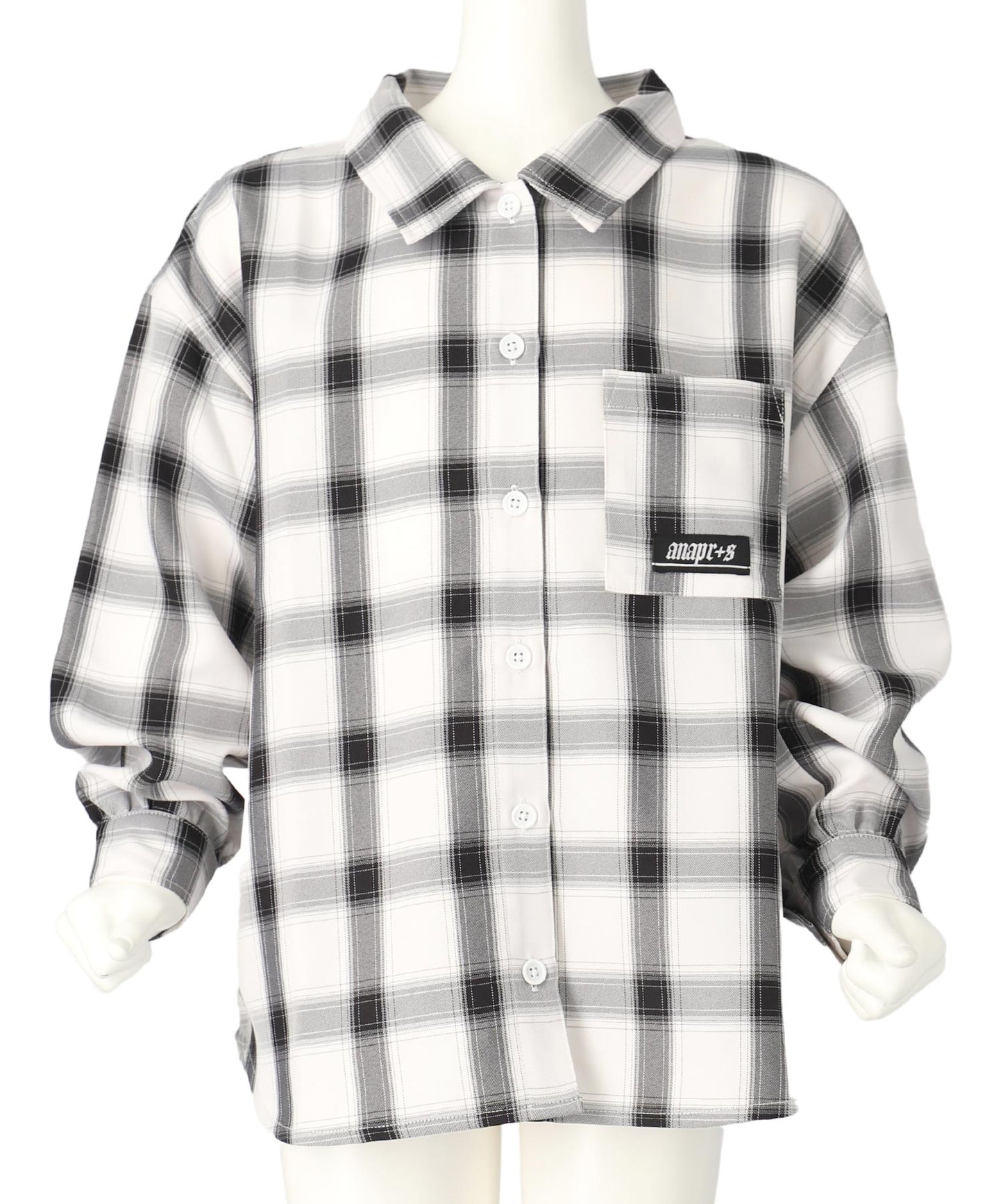 オーバー チェック シャツ (ジュニアお揃い) 424-3392