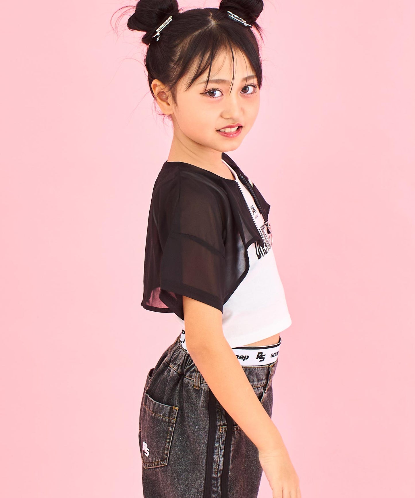 シアー ショート ブルゾン × タンクトップ SET 428-3387